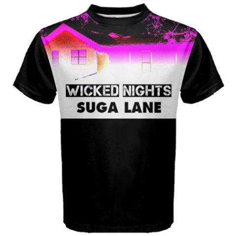 SUGA LANE WICKED NIGHTS Official MENS TEE SUGA LANE