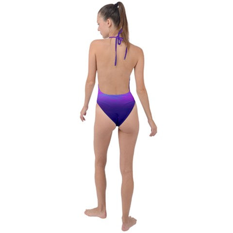 SUGA LANE WICKED NIGHTS PURPLE HALTER SWIMSUIT SUGA LANE