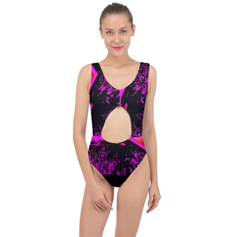 SUGA LANE WICKED NIGHTS CENTER CUTOUT SWIMSUIT