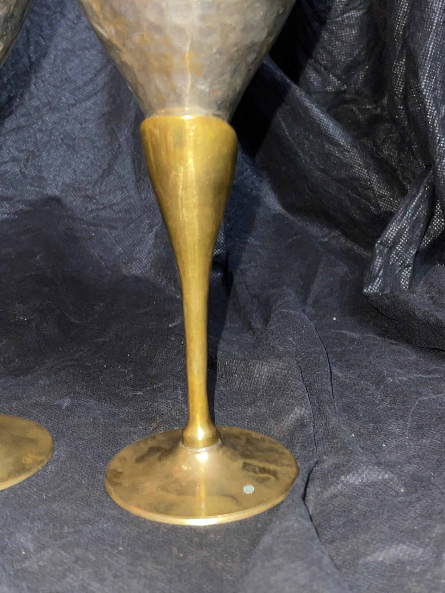 Stemware RENTAL SILVER BRASS WINE CHAMPAGNE GOBLETS GOTHIC MEDIEVAL METAL