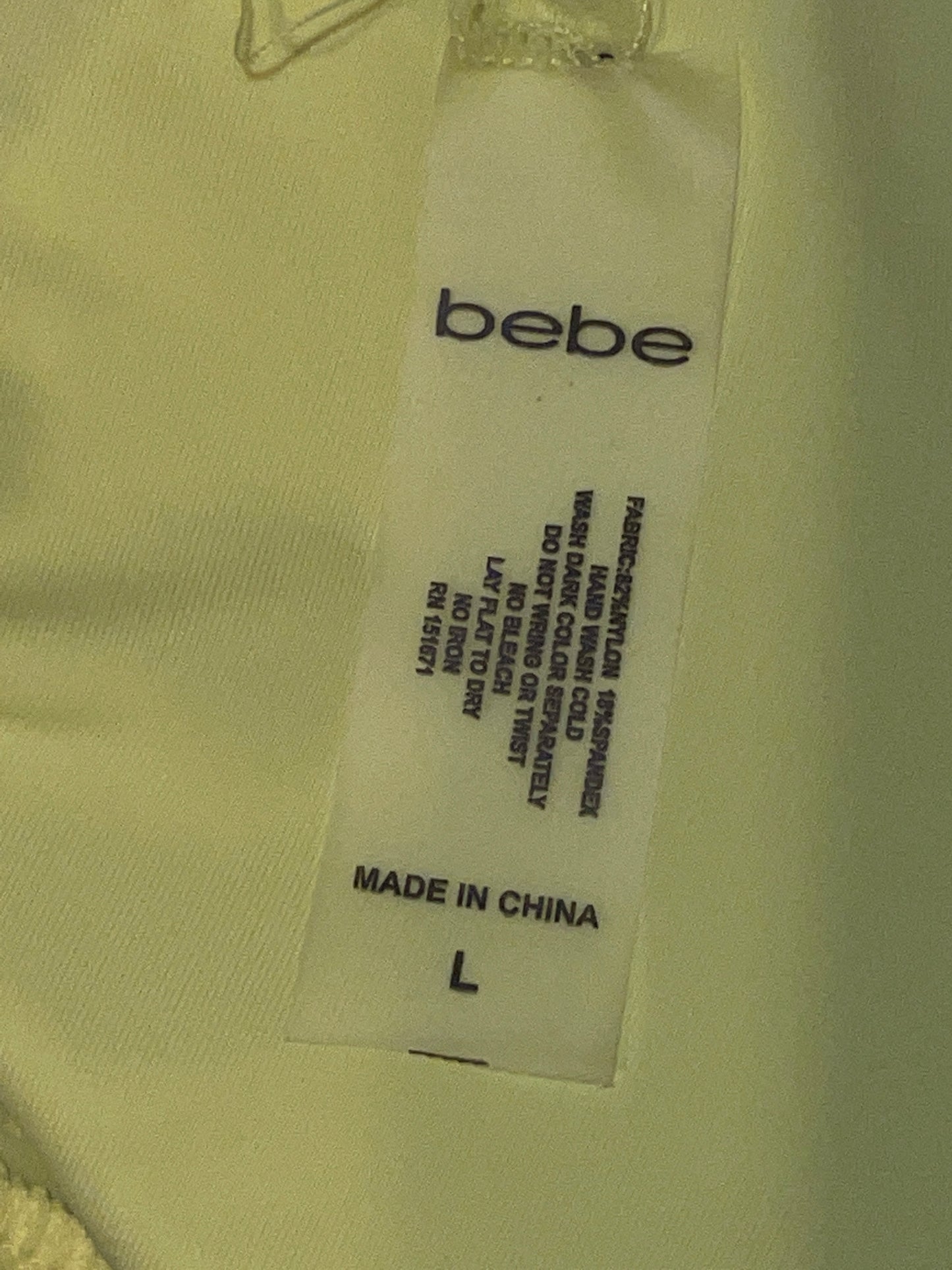 BUY NOW - NEW YELLOW BLACK LOGO CUTOUT SEXY GOLD SWIMSUIT LINGERIE