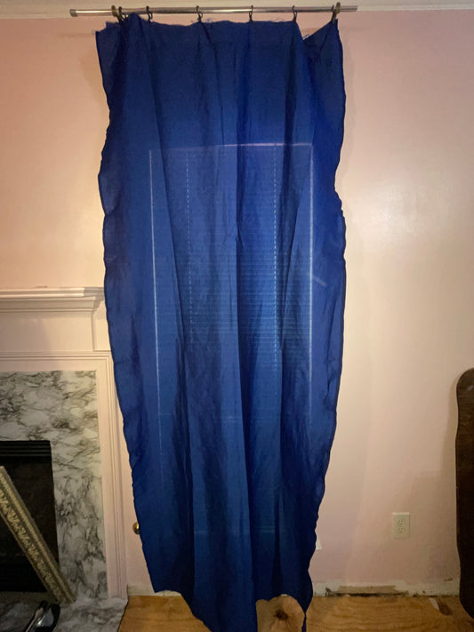 RENTAL BLUE SILK NAVY BLUE ROYAL FABRIC PANEL