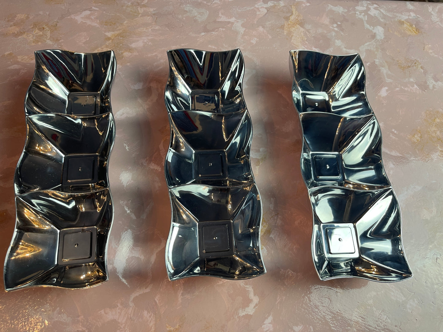 RENTAL SILVER TABLE DECOR SNACK APPETIZER GIFT