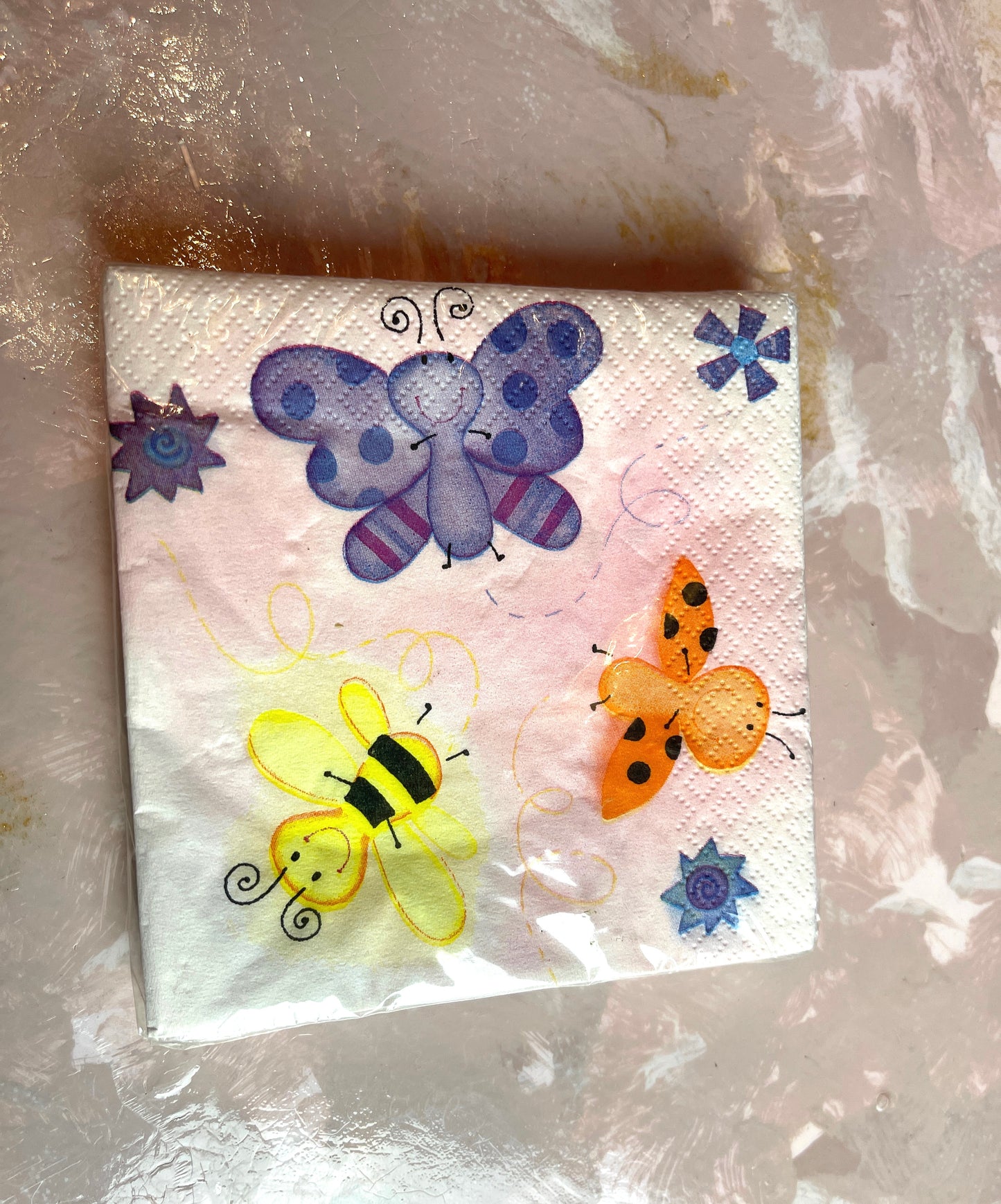 BUY NOW - BUTTERFLY PINK PARTY NAPKINS