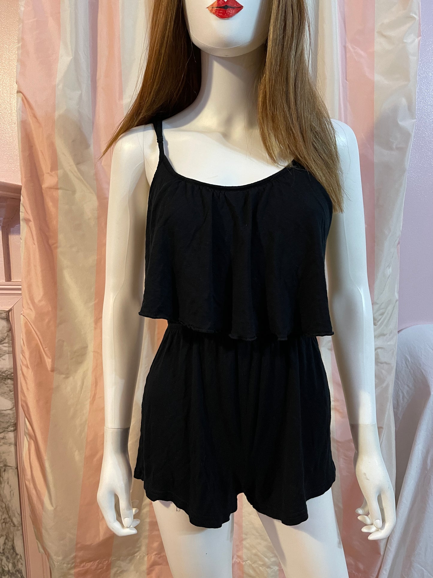 Black Mini Romper