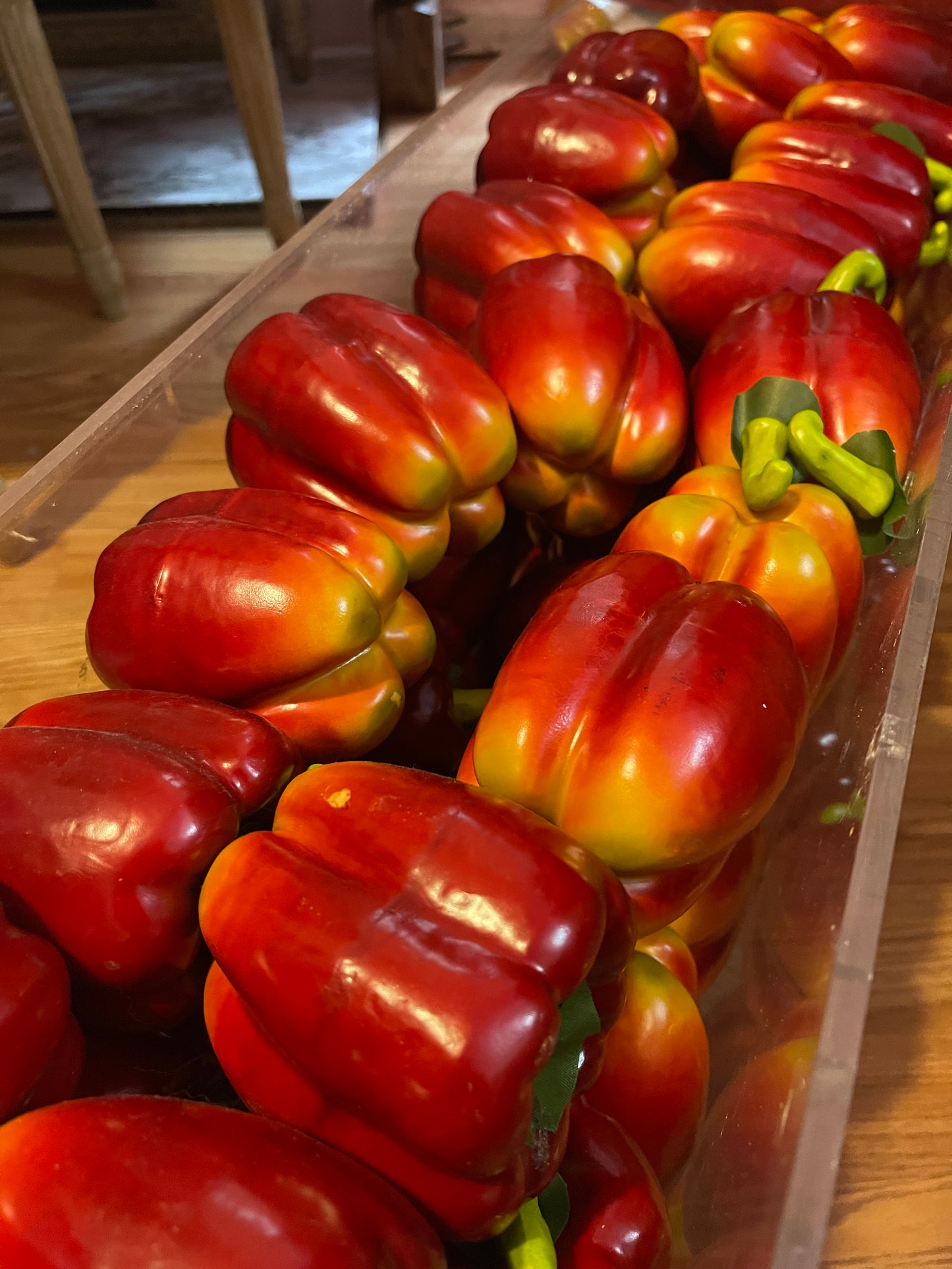 FAUX VEGETABLE RENTAL - RED BELL PEPPER