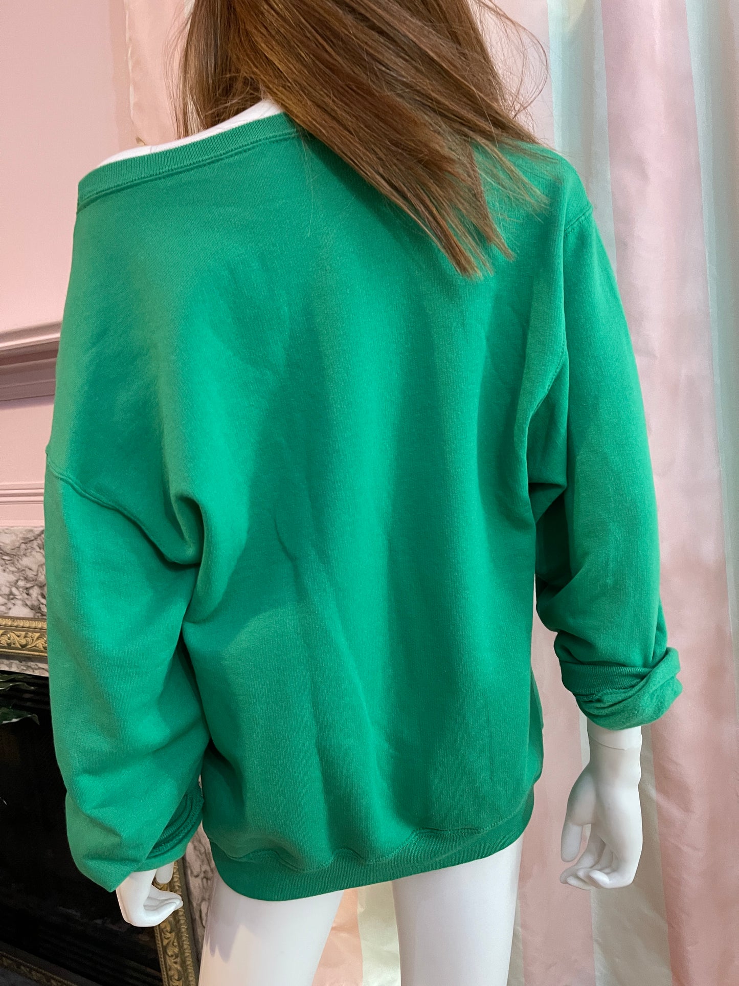 Green Cotton Sweatshirt