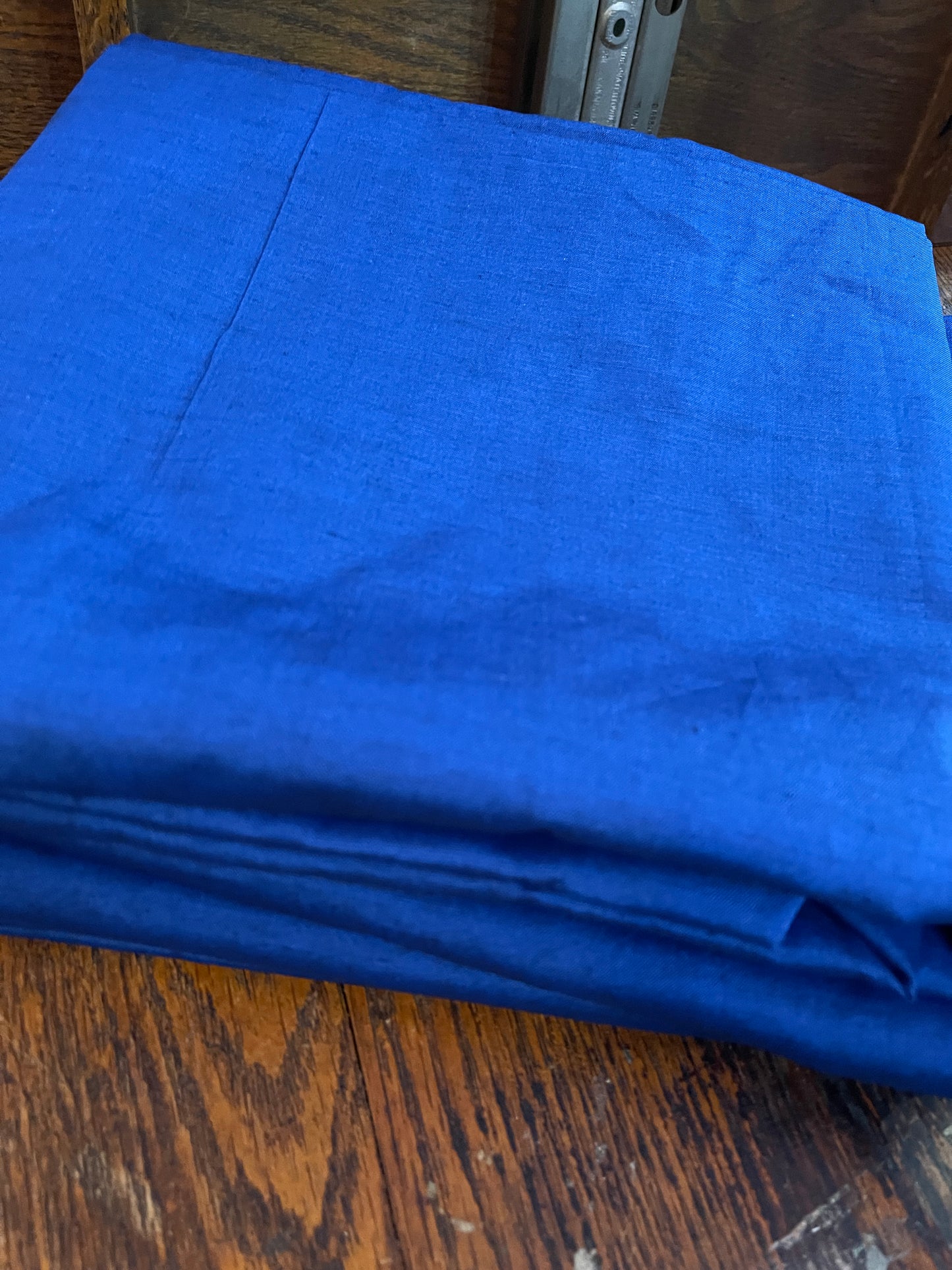 RENTAL BLUE SILK NAVY BLUE ROYAL FABRIC PANEL