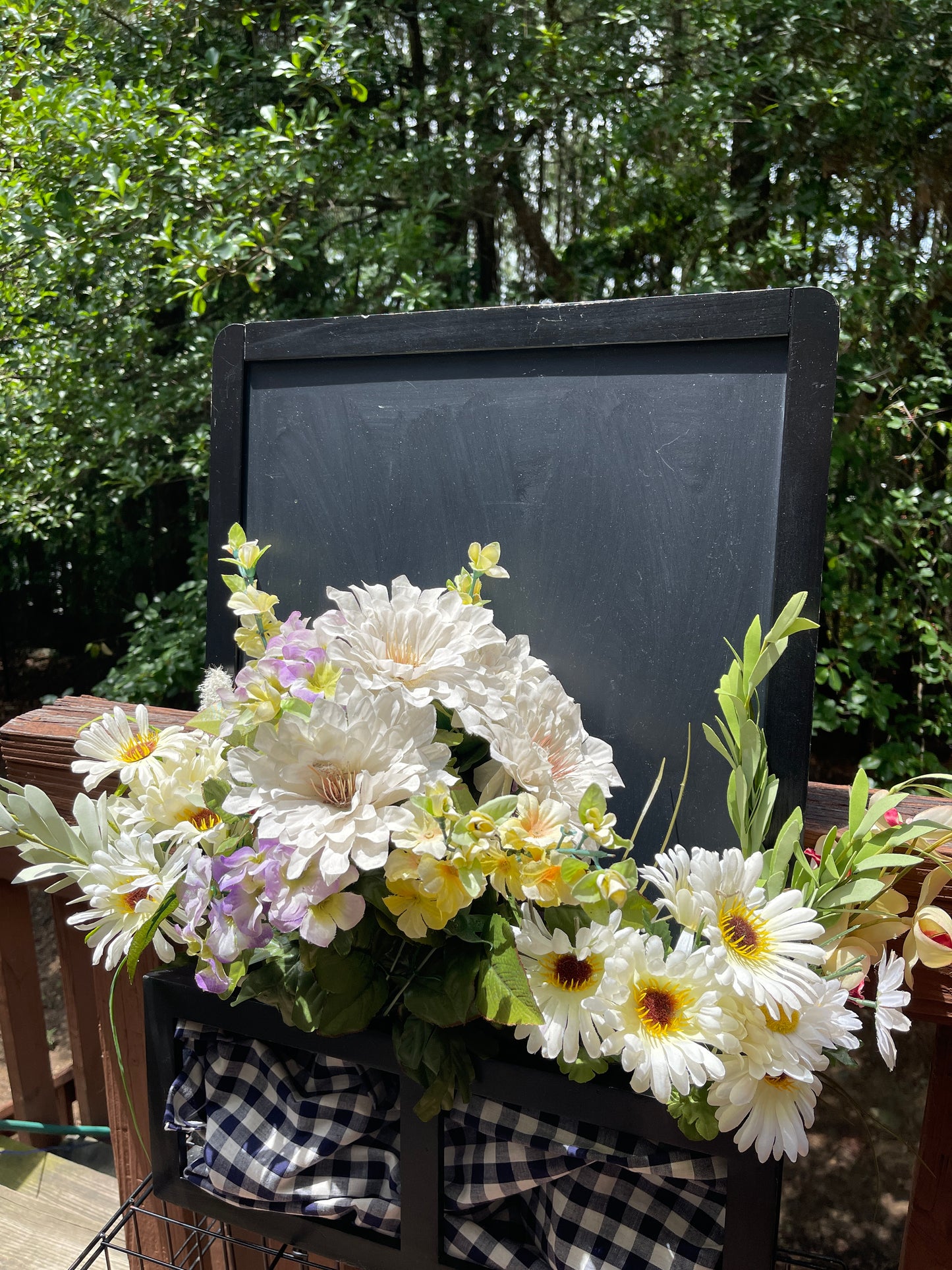RENTAL FLOWER SIGN CHALKBOARD FLORAL