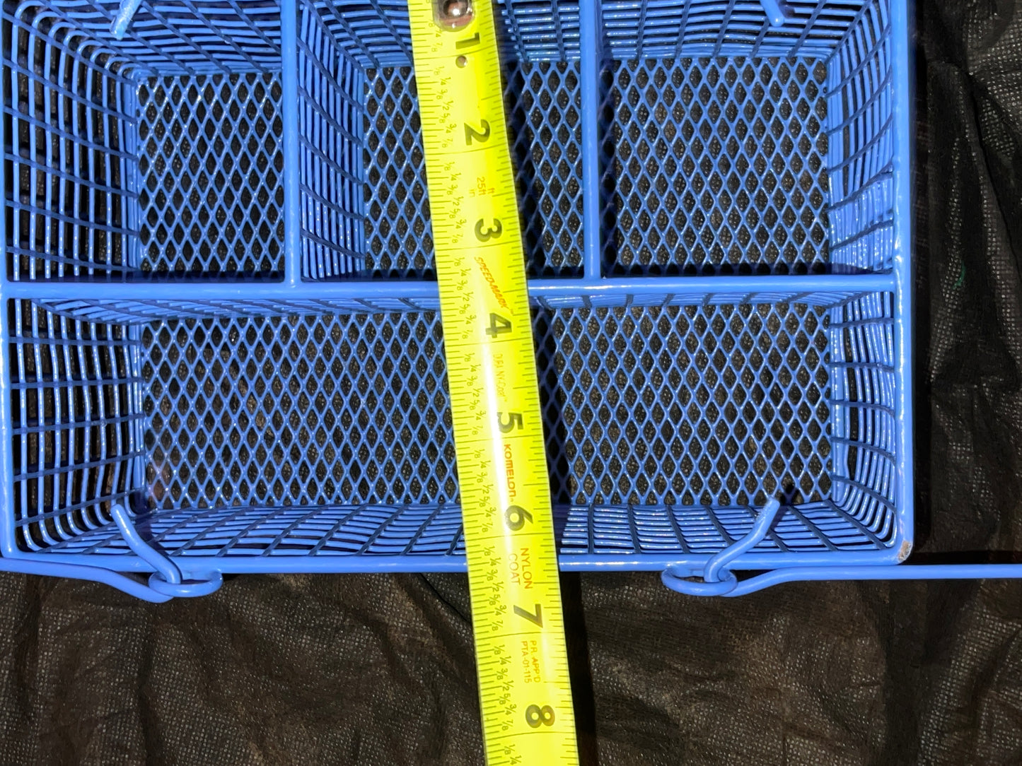 SERVEWARE RENTAL BLUE WIRE BASKET HANDLES METAL