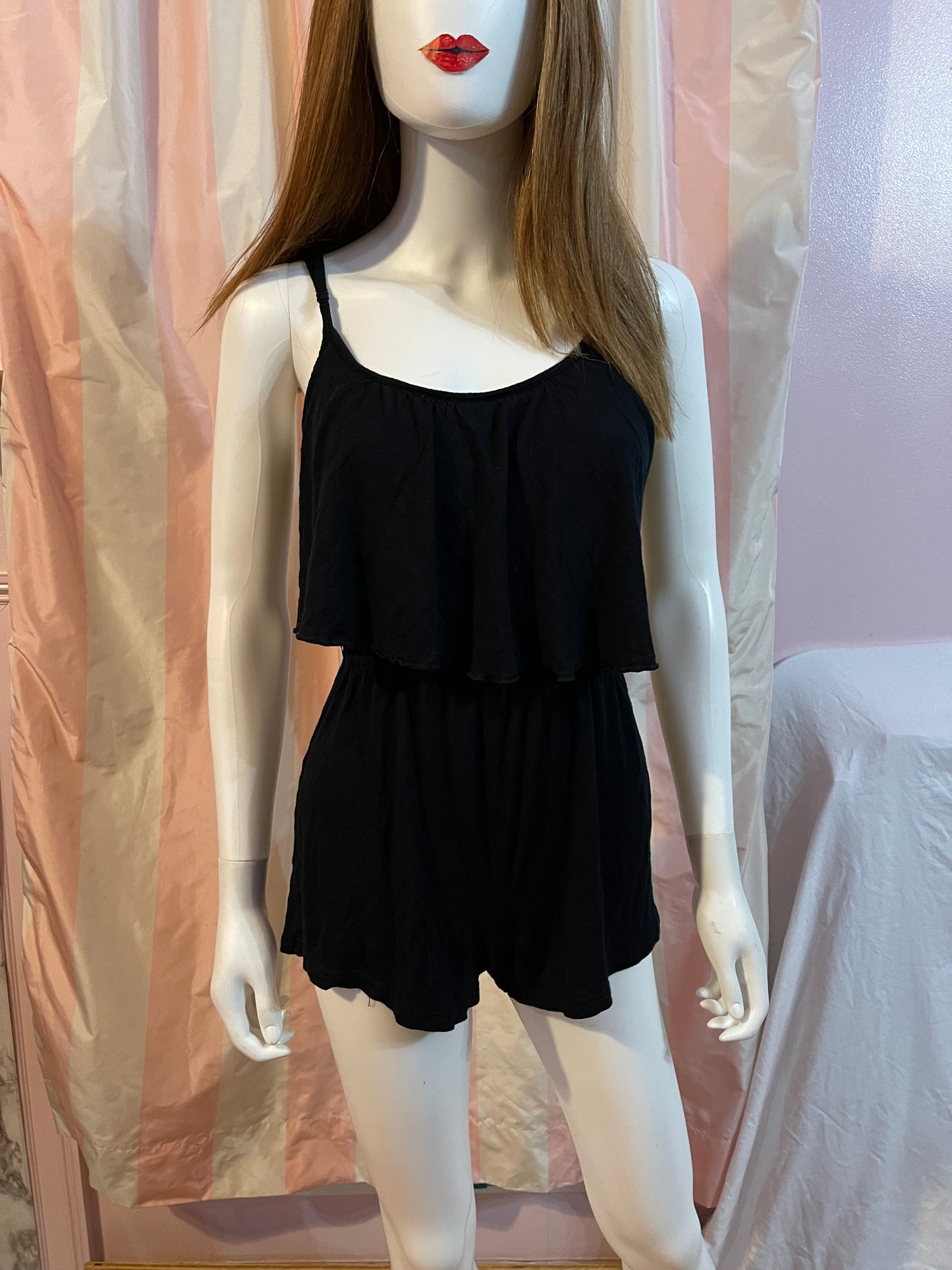 Black Mini Romper