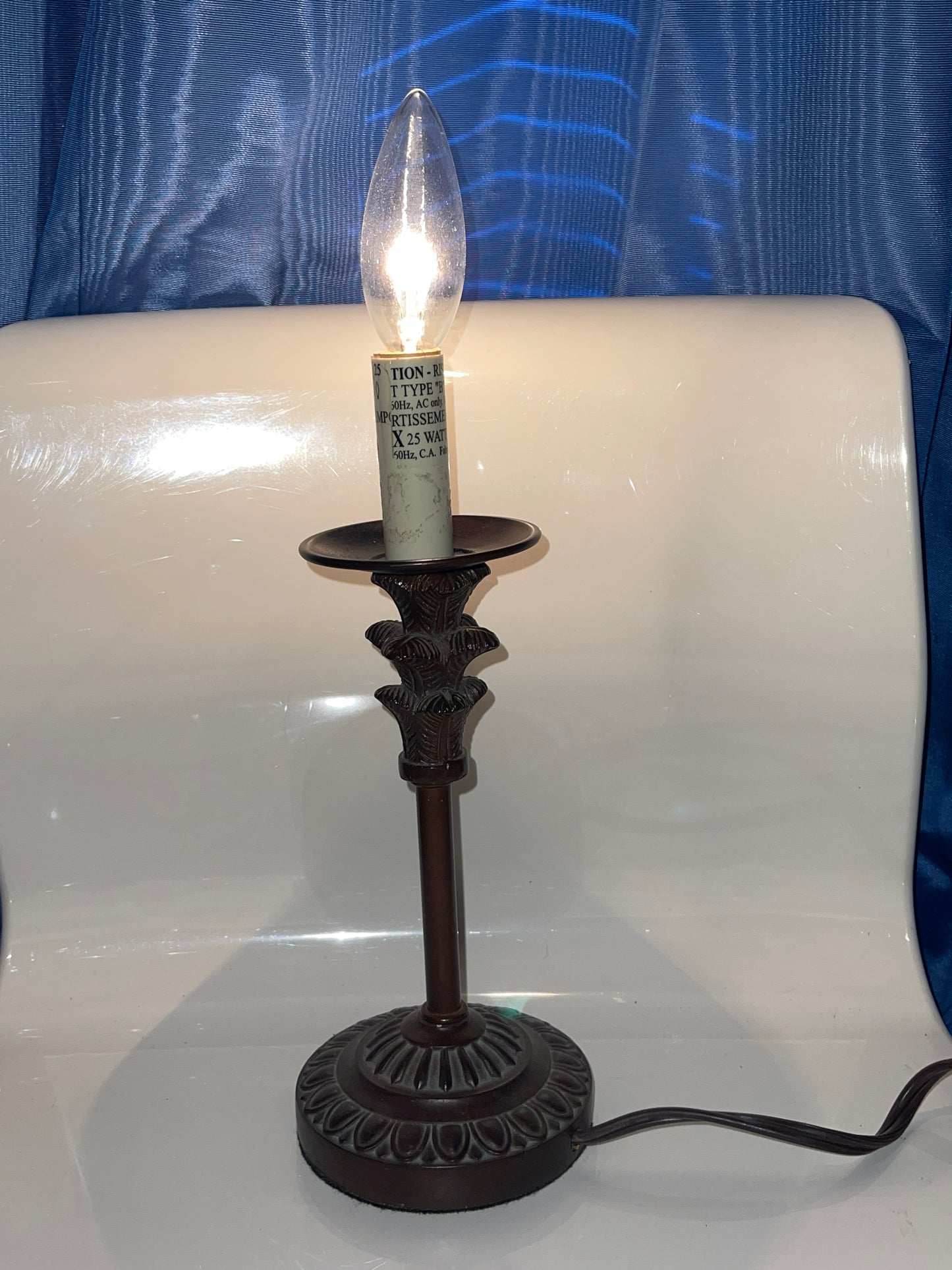 CANDLE RENTAL BRONZE UNITY CANDLE LAMP RELIGIOUS WEDDING CEREMONY CHRISTMAS FANTASY TV FILM