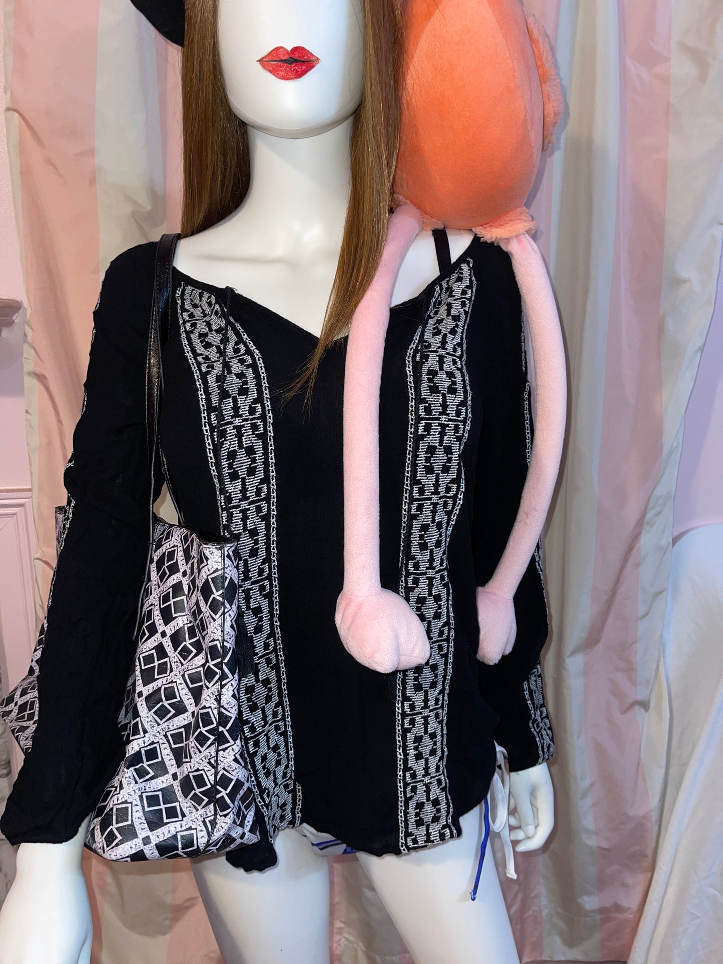 Black Festival Top & Tote & Backpack