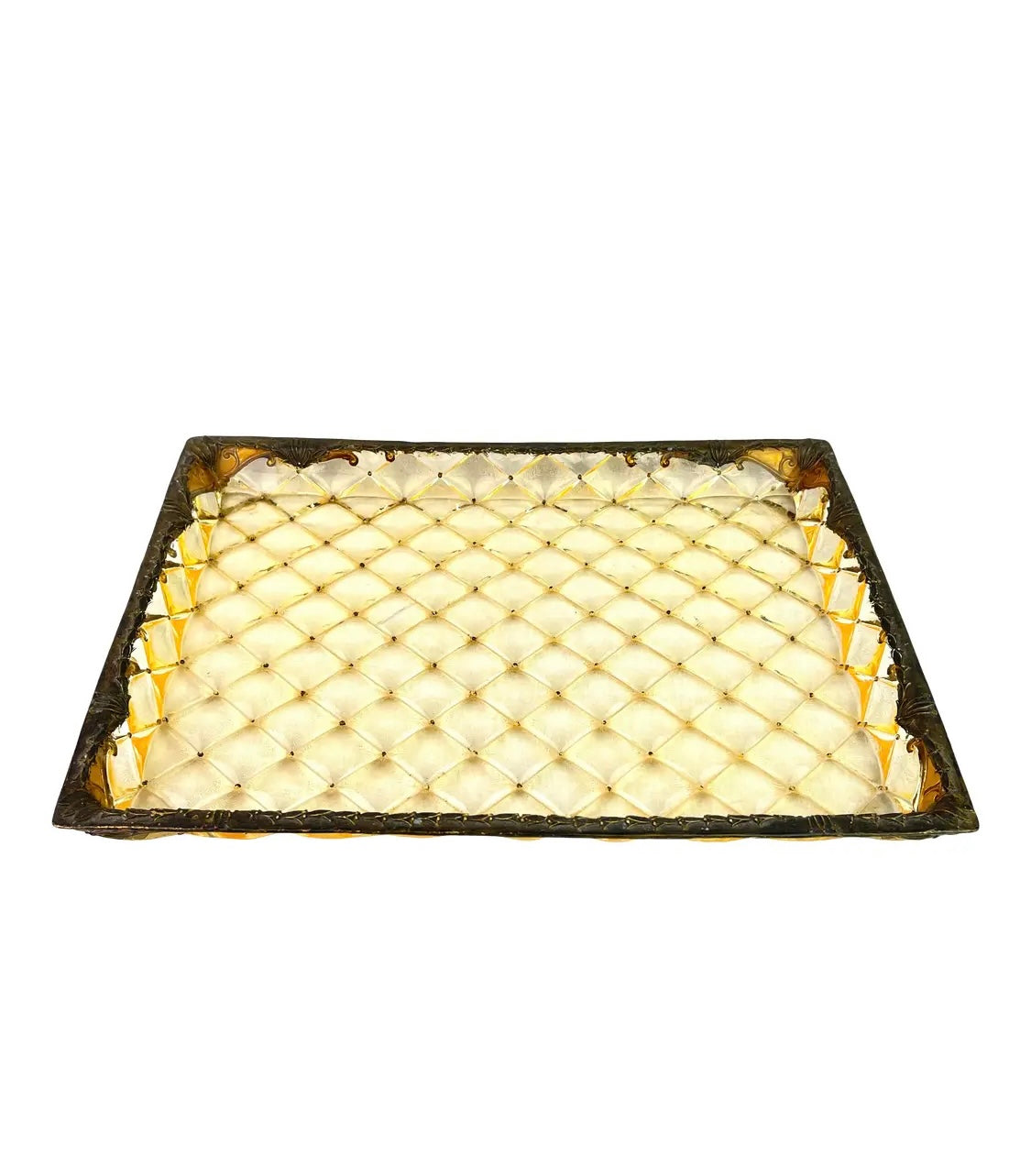 RENTAL Vintage Art Nouveau Lucite Tray