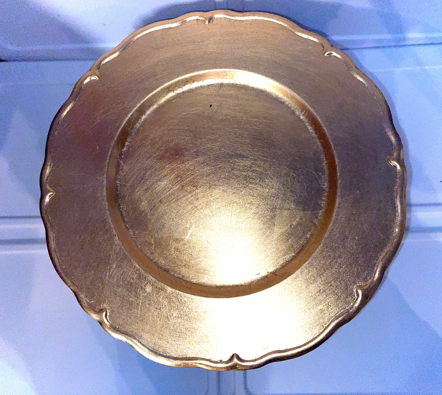 RENTAL TABLE GOLD GILT FRENCH ORNATE PLATE CHARGER
