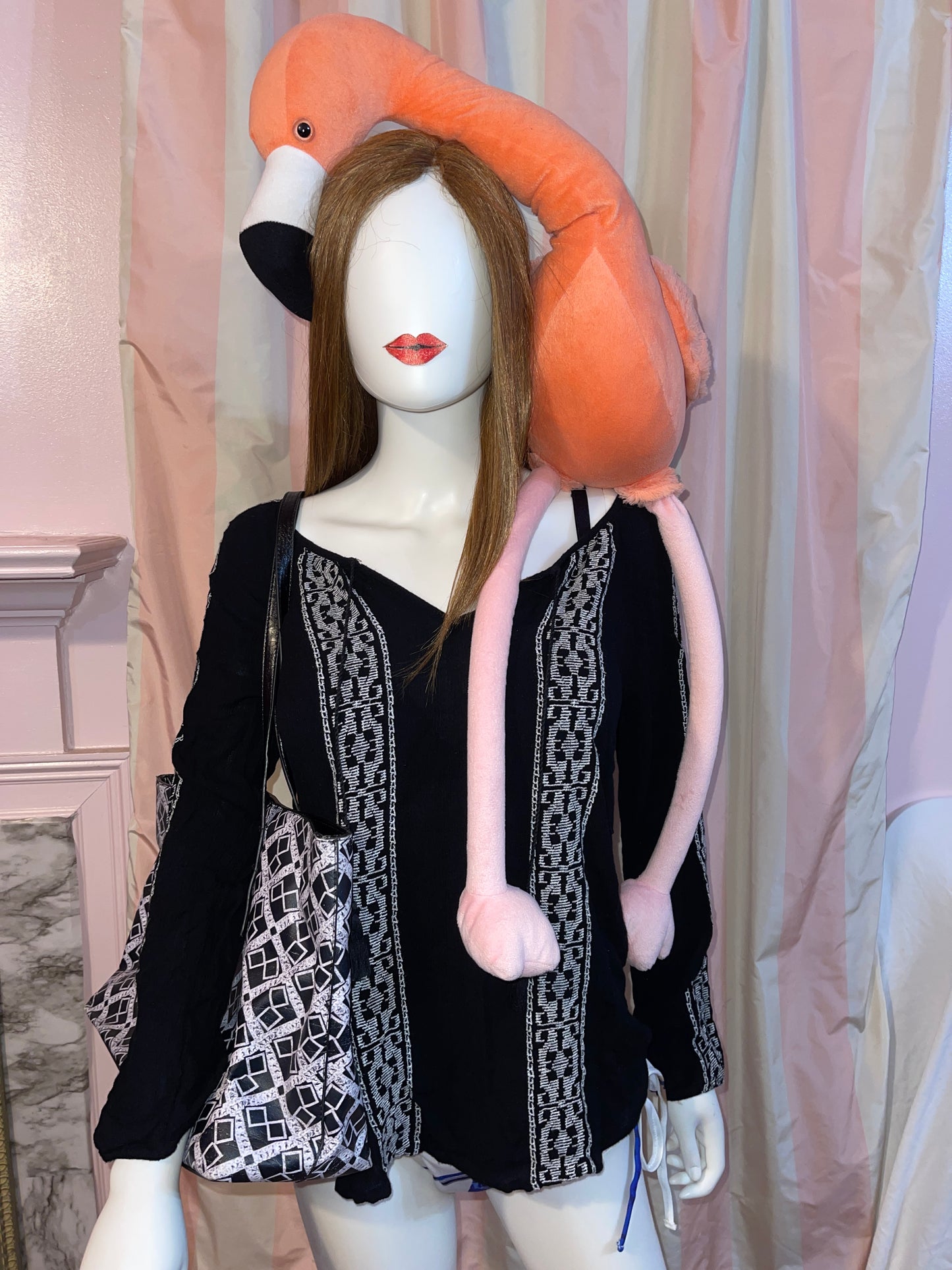 Black Festival Top & Tote & Backpack