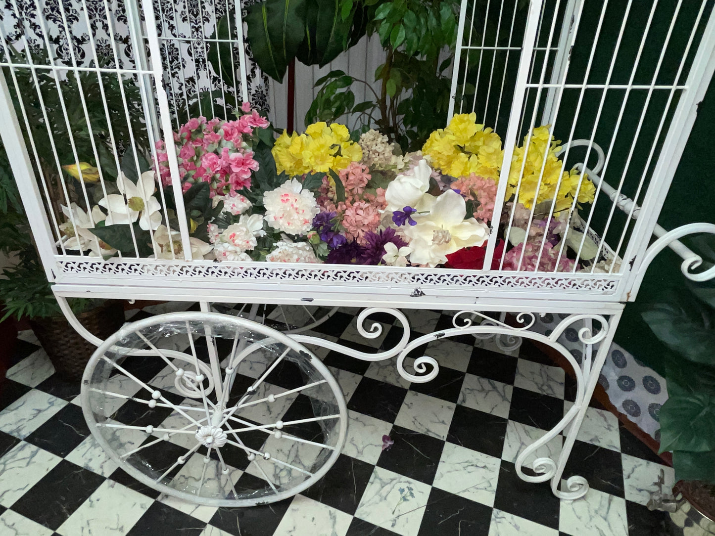 ANTIQUE GARDEN CART RENTAL ABBY ESSIE STUDIOS