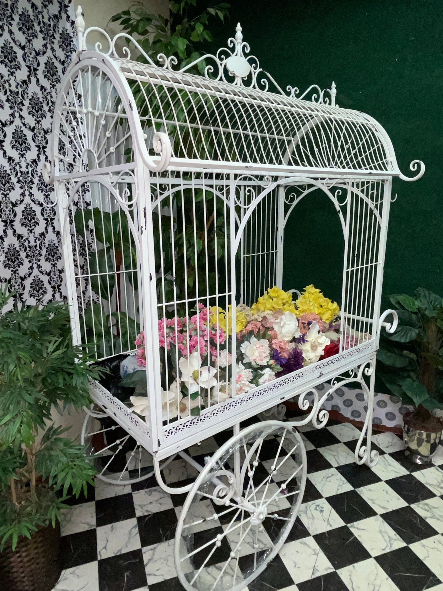 ANTIQUE GARDEN CART RENTAL ABBY ESSIE STUDIOS