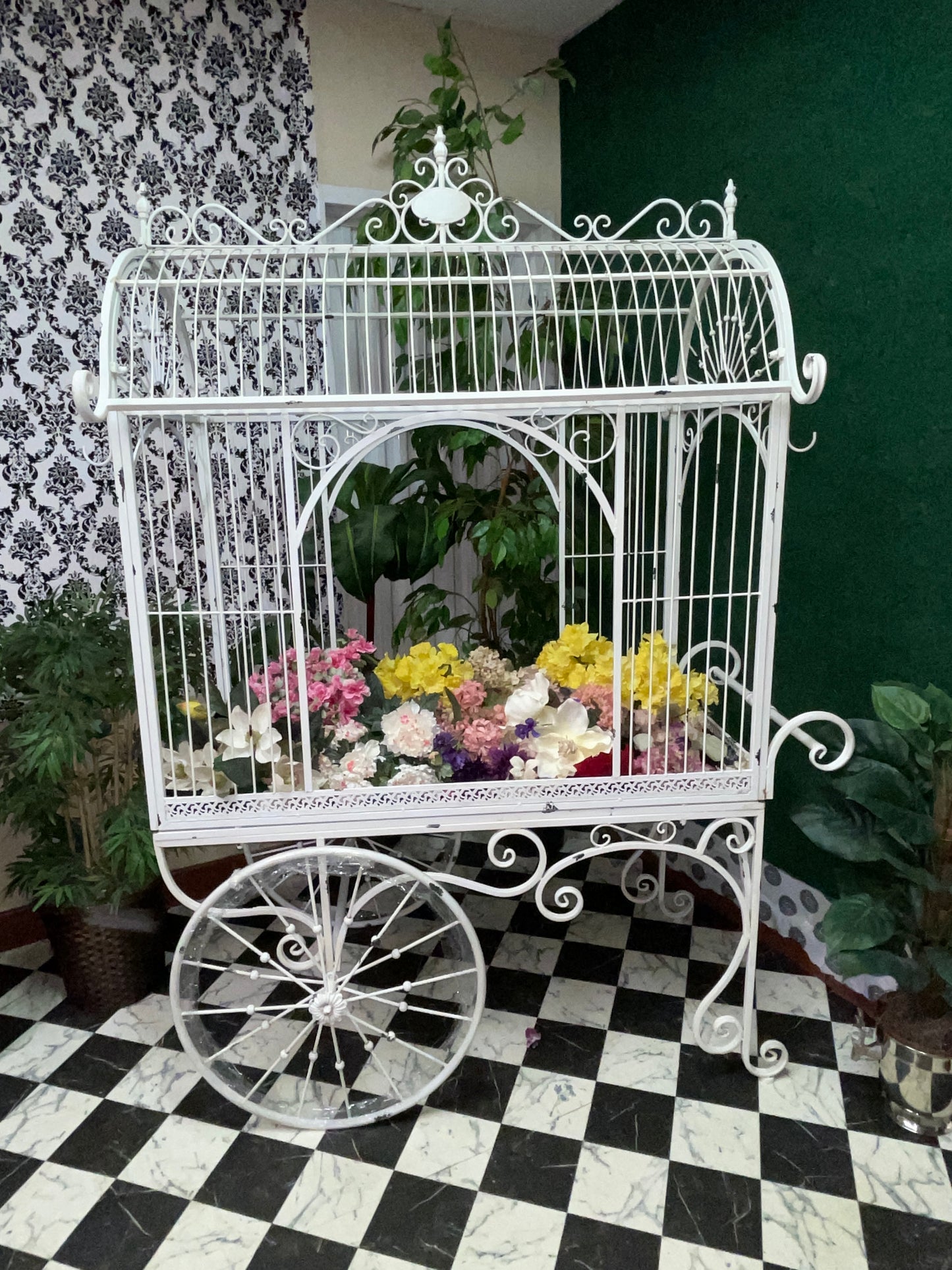 ANTIQUE GARDEN CART RENTAL ABBY ESSIE STUDIOS