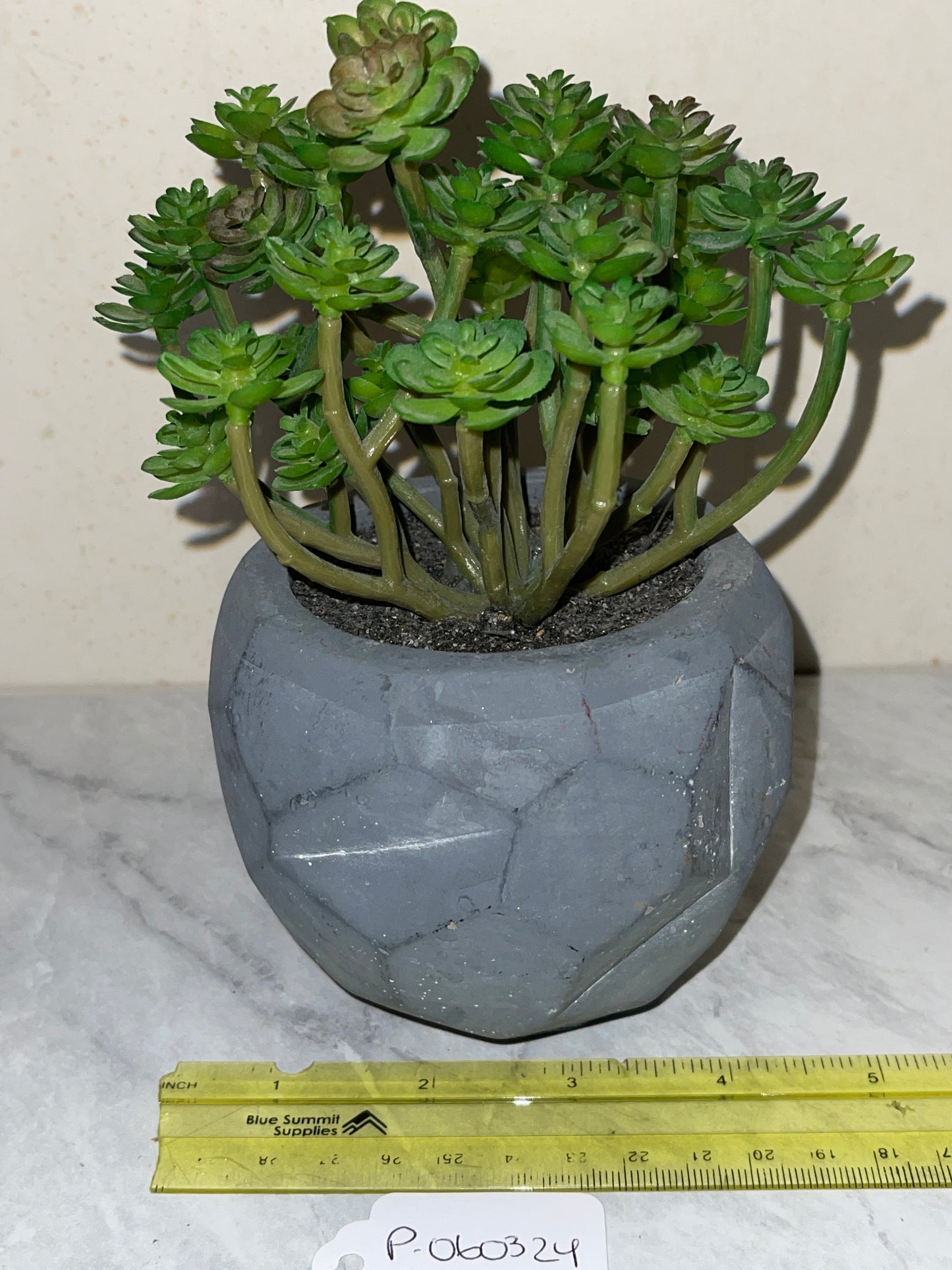 Rentals small faux green plants office