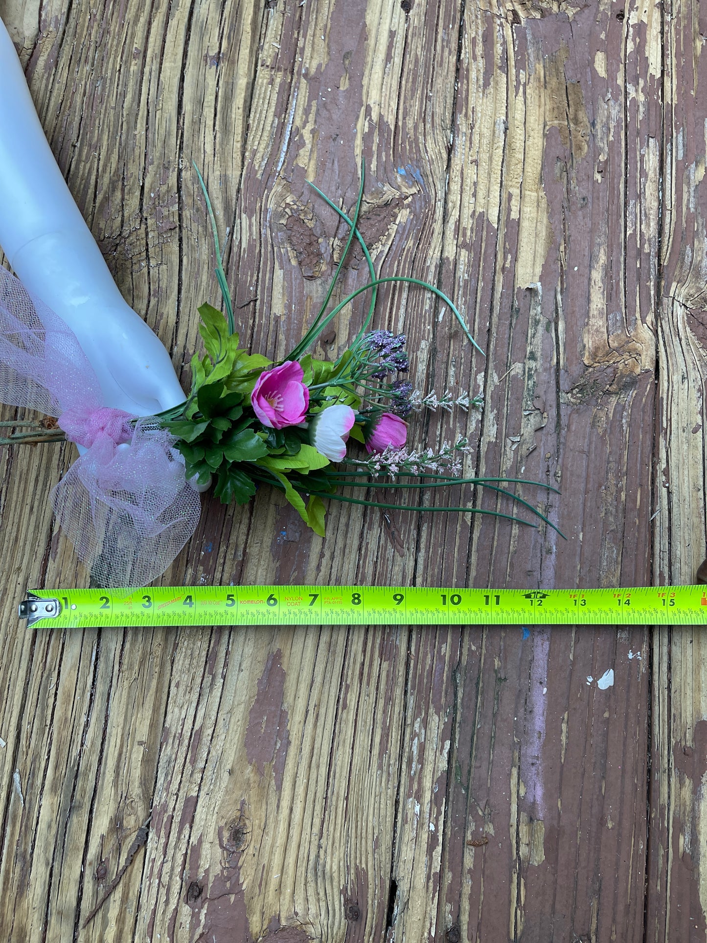 FLOWERS RENTAL FLORAL BRIDAL BOUQUET WHITE PINK small wildflowers