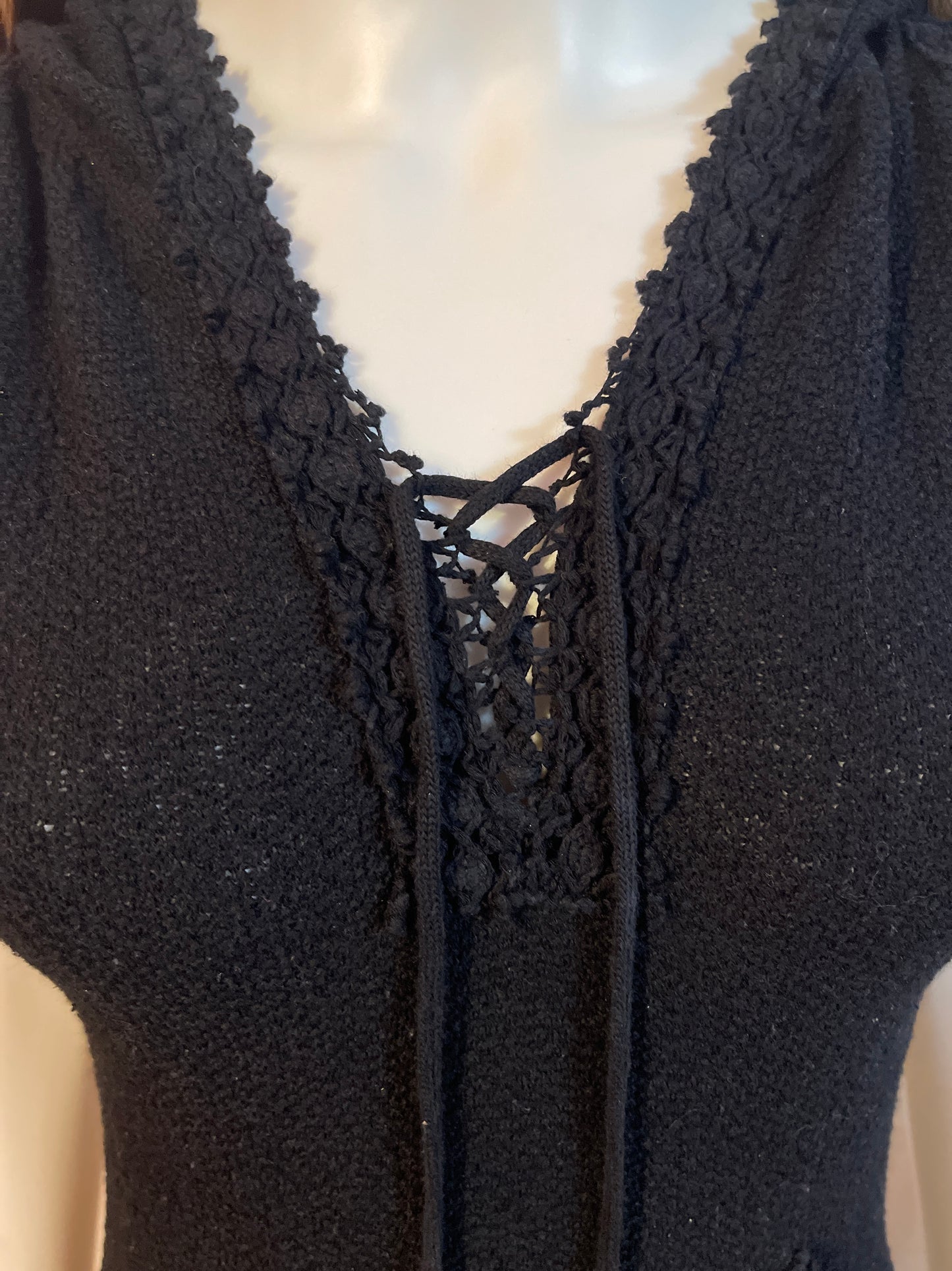 Black hoodie Boho Maxi dress