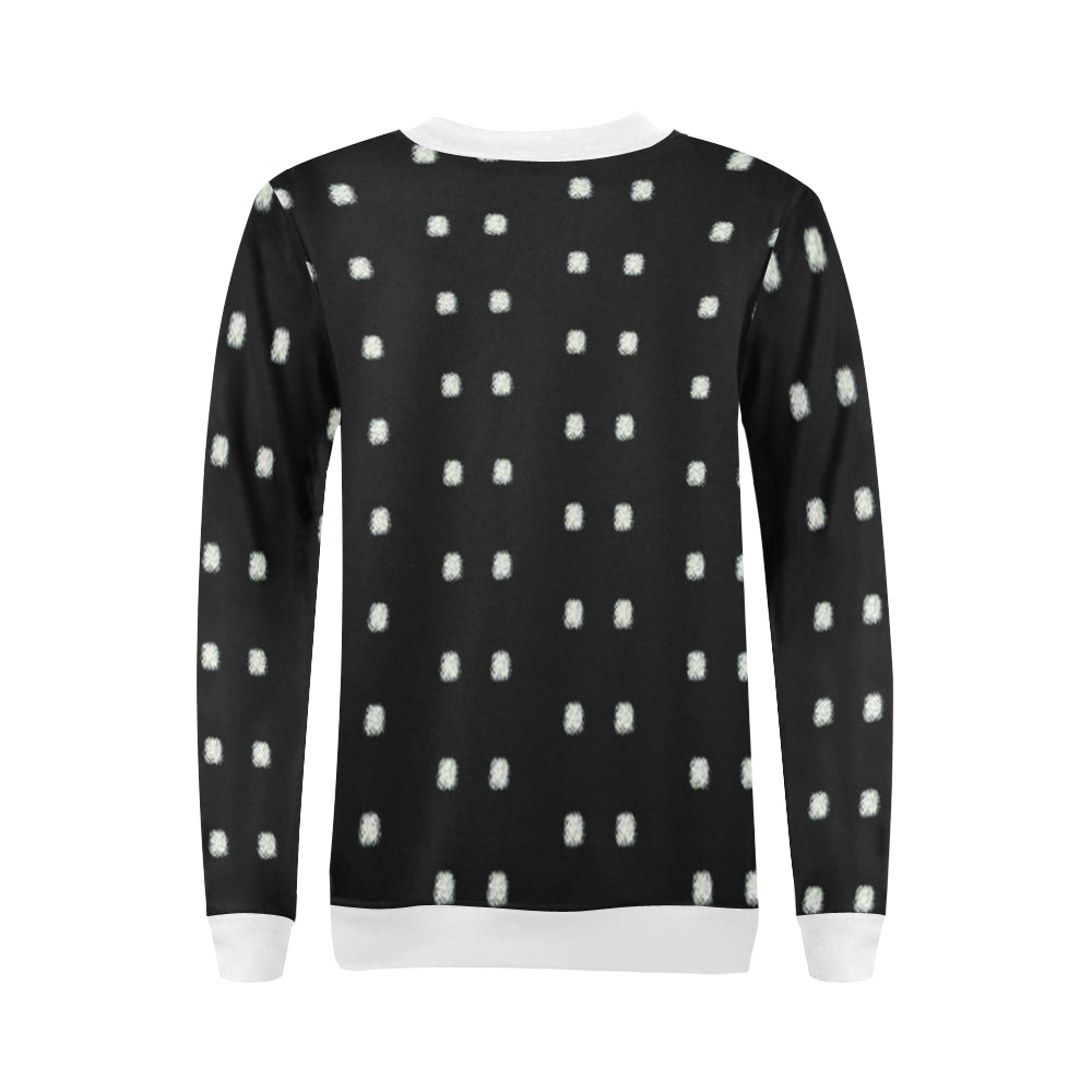VIP Polka Stripe Crewneck Sweatshirt e-joyer