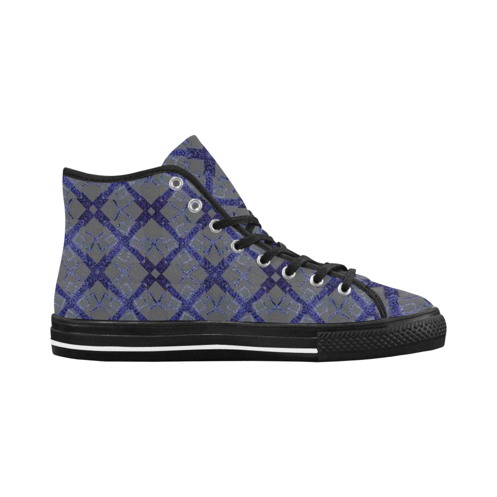Navy Logissimo Canvas High Top Sneakers e-joyer