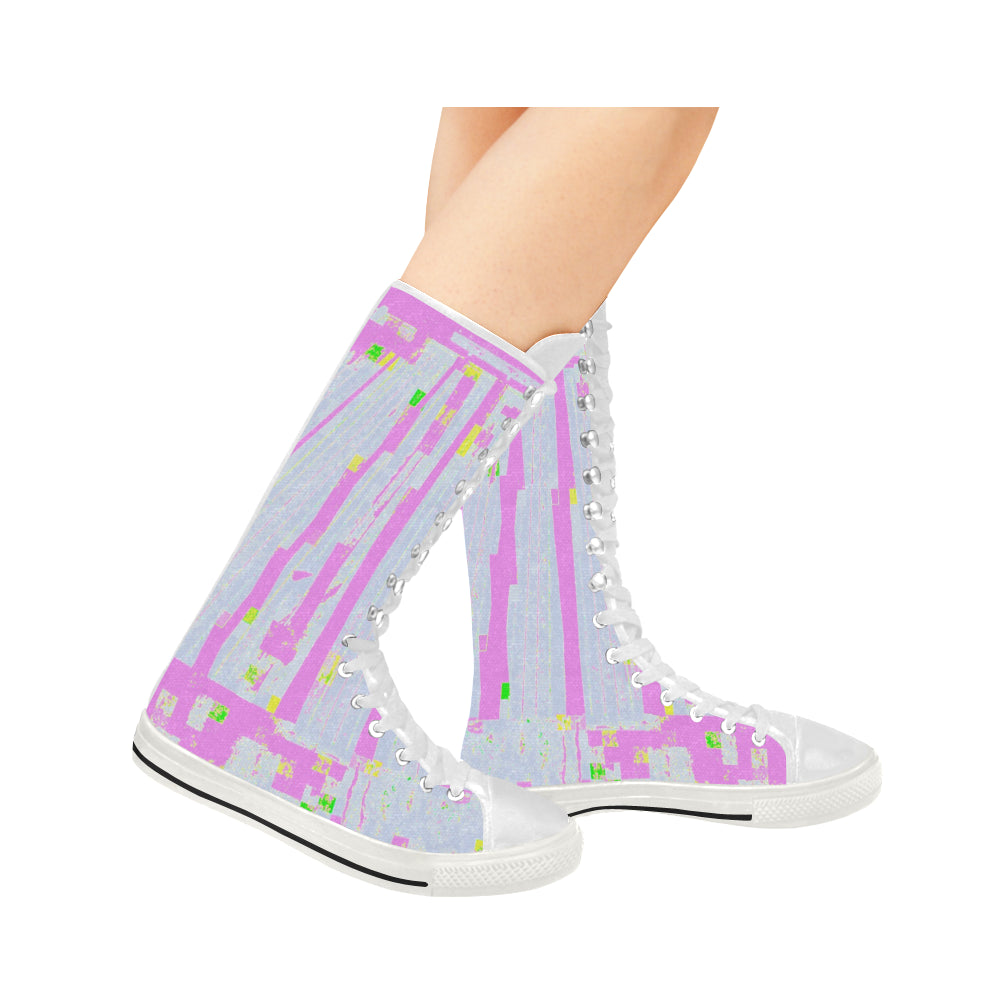 81 IMG_1470.JPG 61 Canvas Long Boots For Women Model 7013H e-joyer