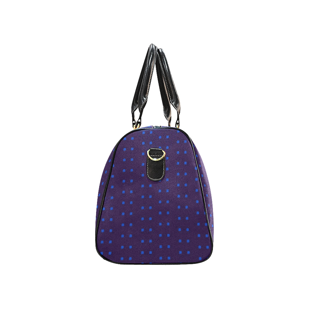 Polka Stripe Carryall Duffle Bag e-joyer