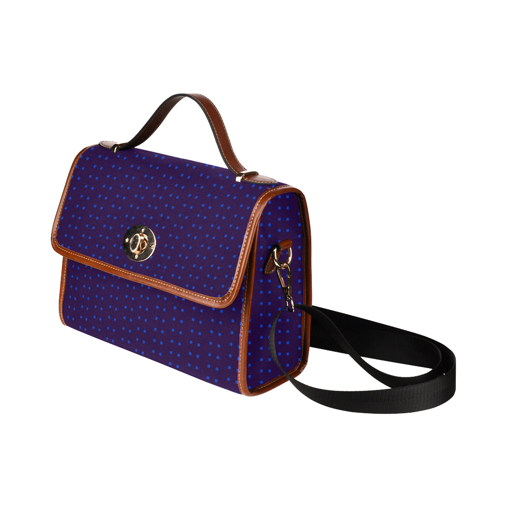 Polka Stripe London Satchel Bag e-joyer