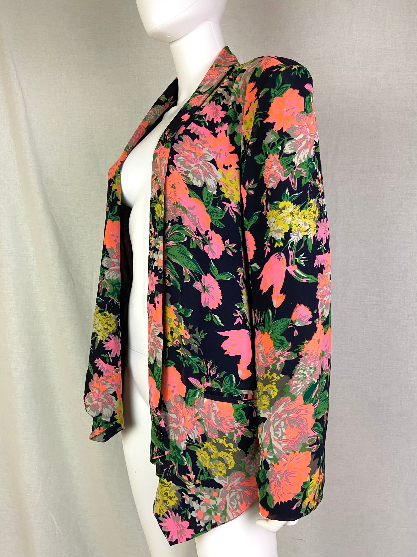 Cartonner Floral Black Pink Jacket