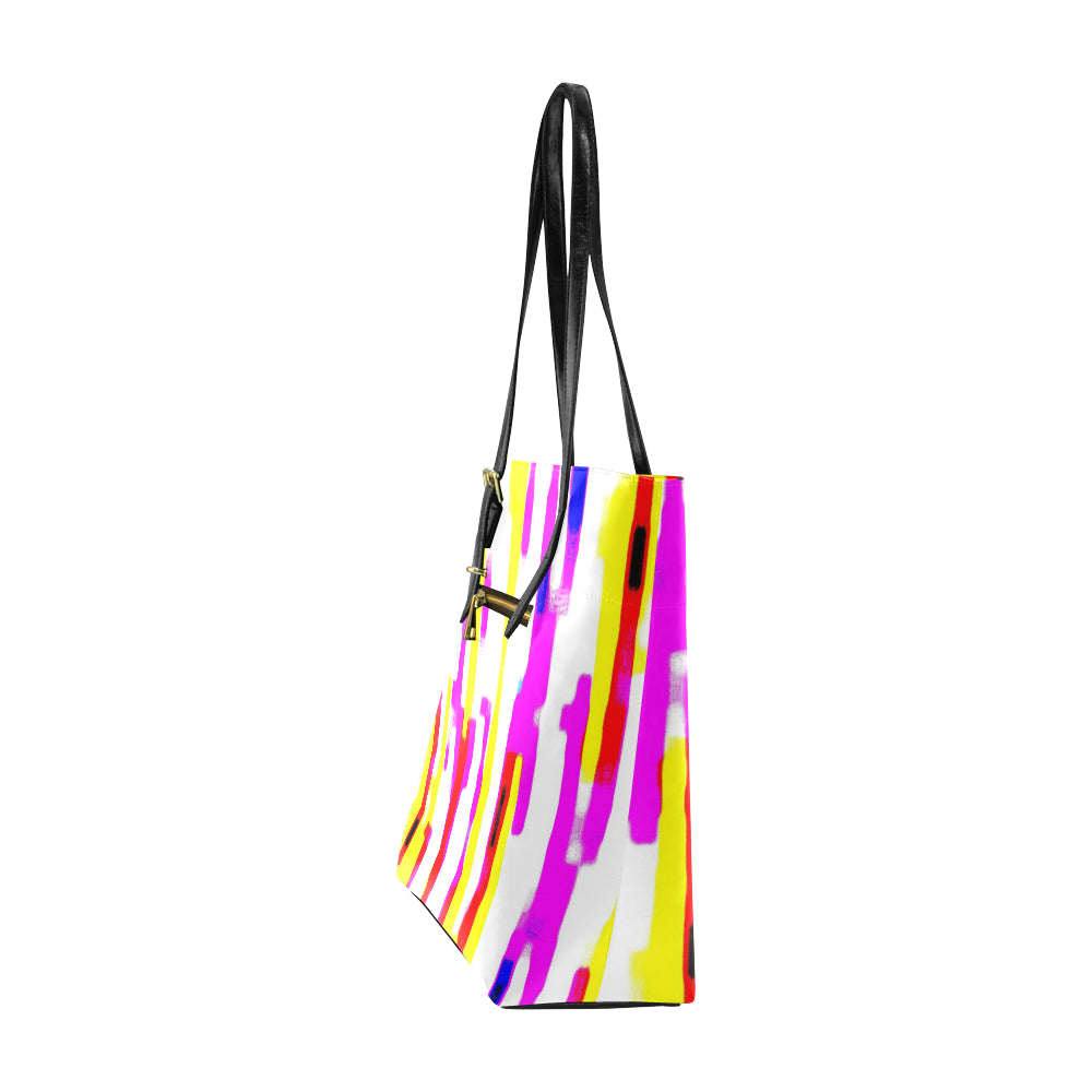 Happy Classic Leather Tote Bag e-joyer