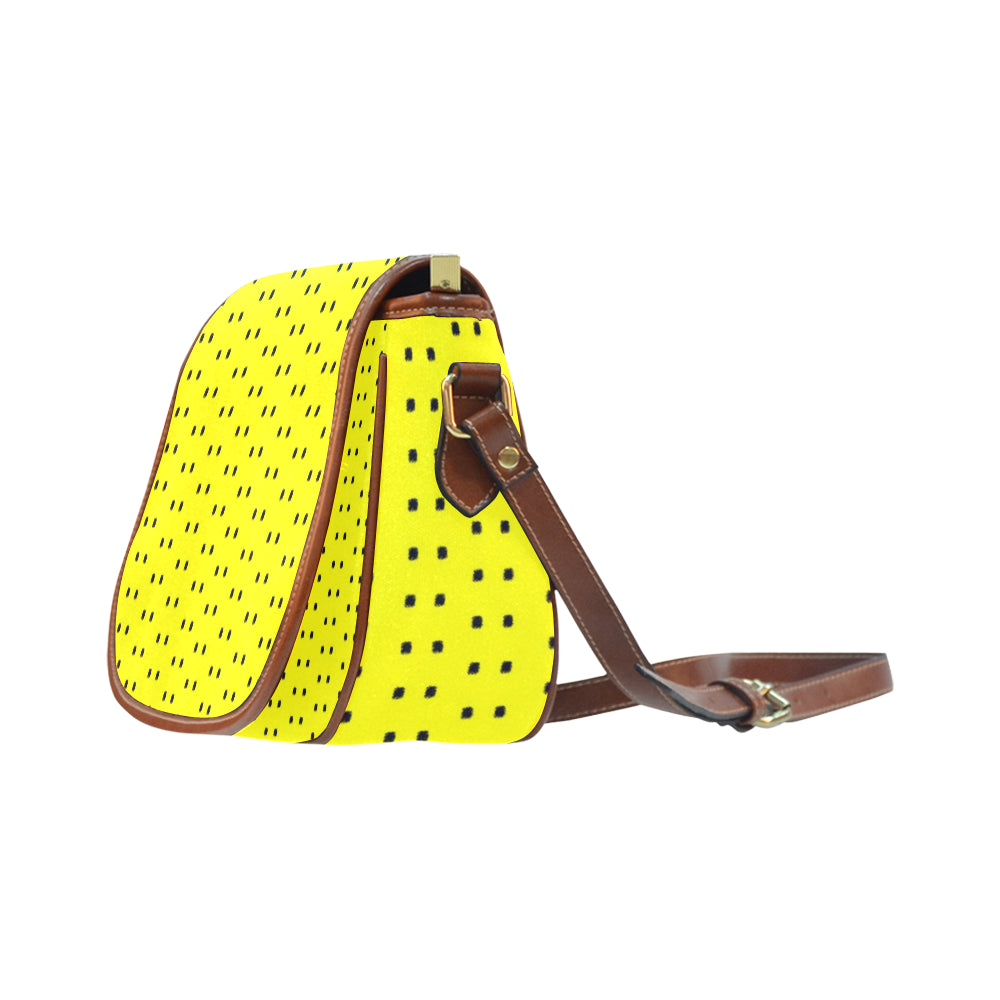 Polka Stripe Saddle Bag e-joyer
