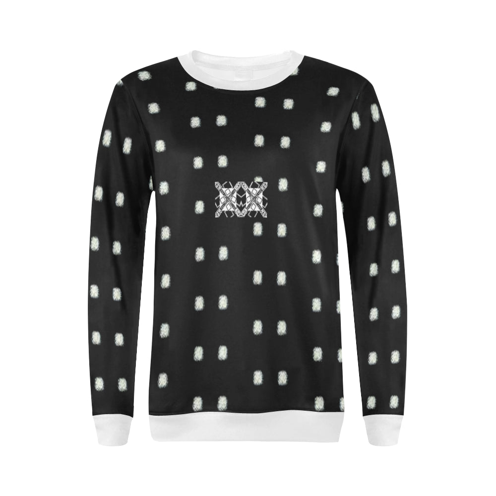 VIP Polka Stripe Crewneck Sweatshirt e-joyer