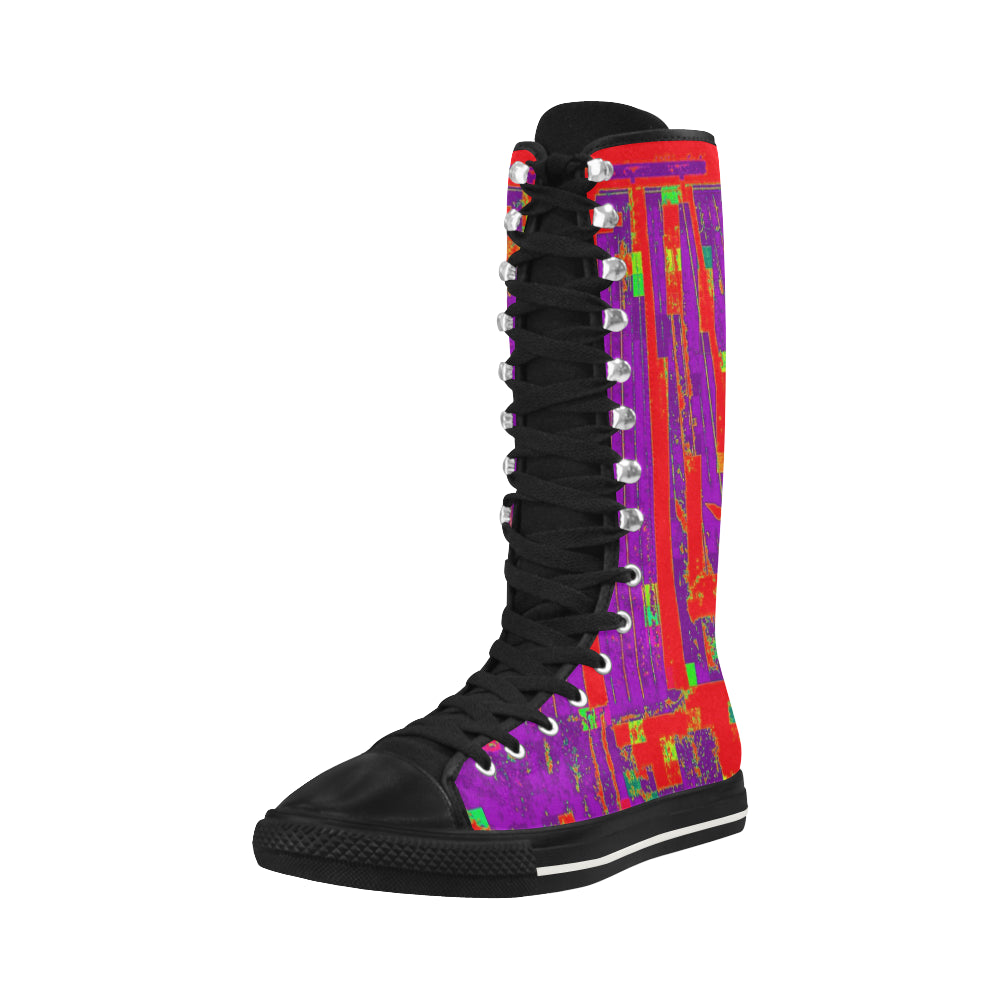 81 IMG_1470.JPG 8 Canvas Long Boots For Women Model 7013H e-joyer