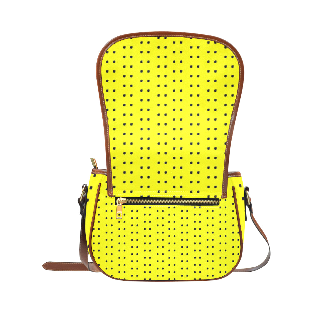 Polka Stripe Saddle Bag e-joyer