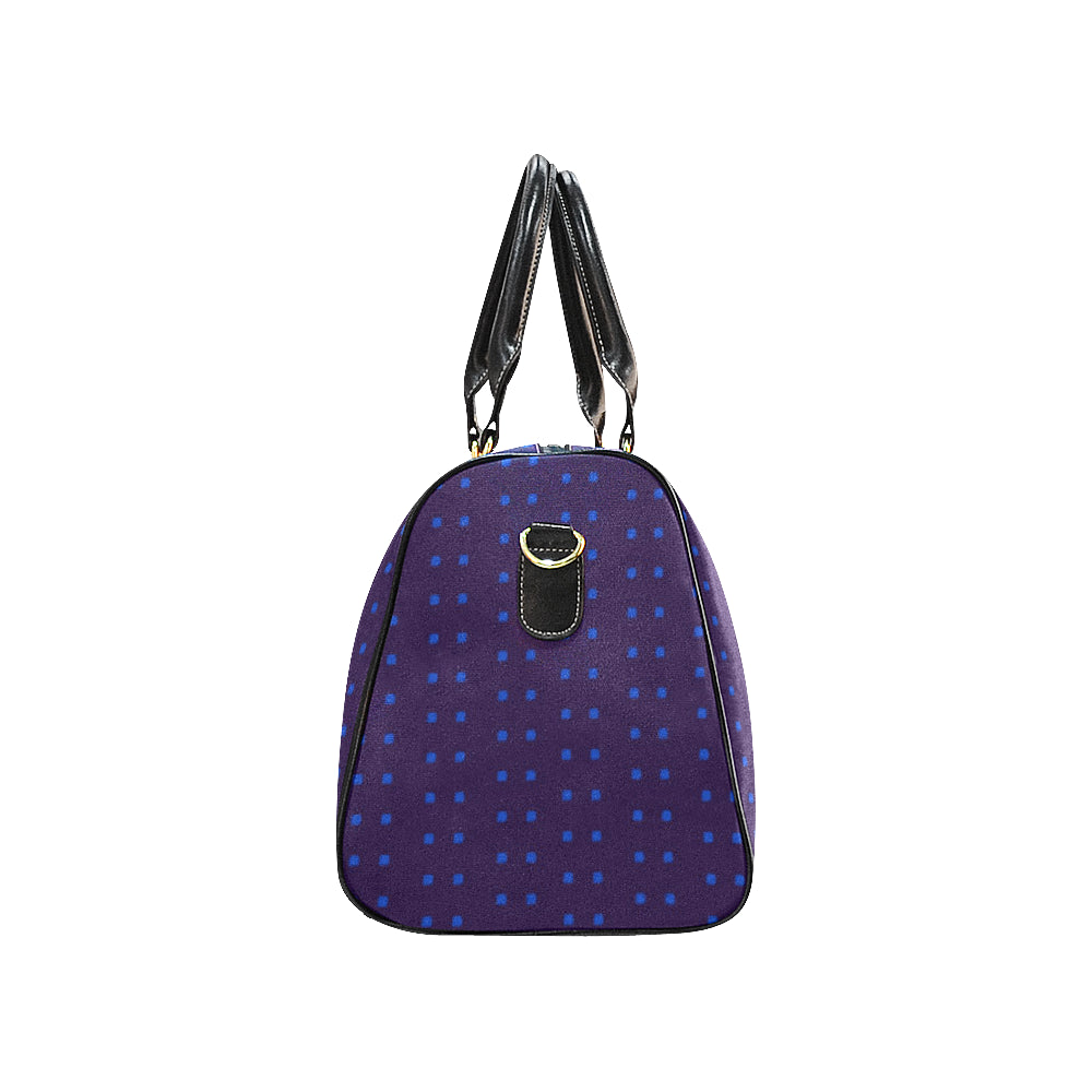 Polka Stripe Carryall Duffle Bag e-joyer