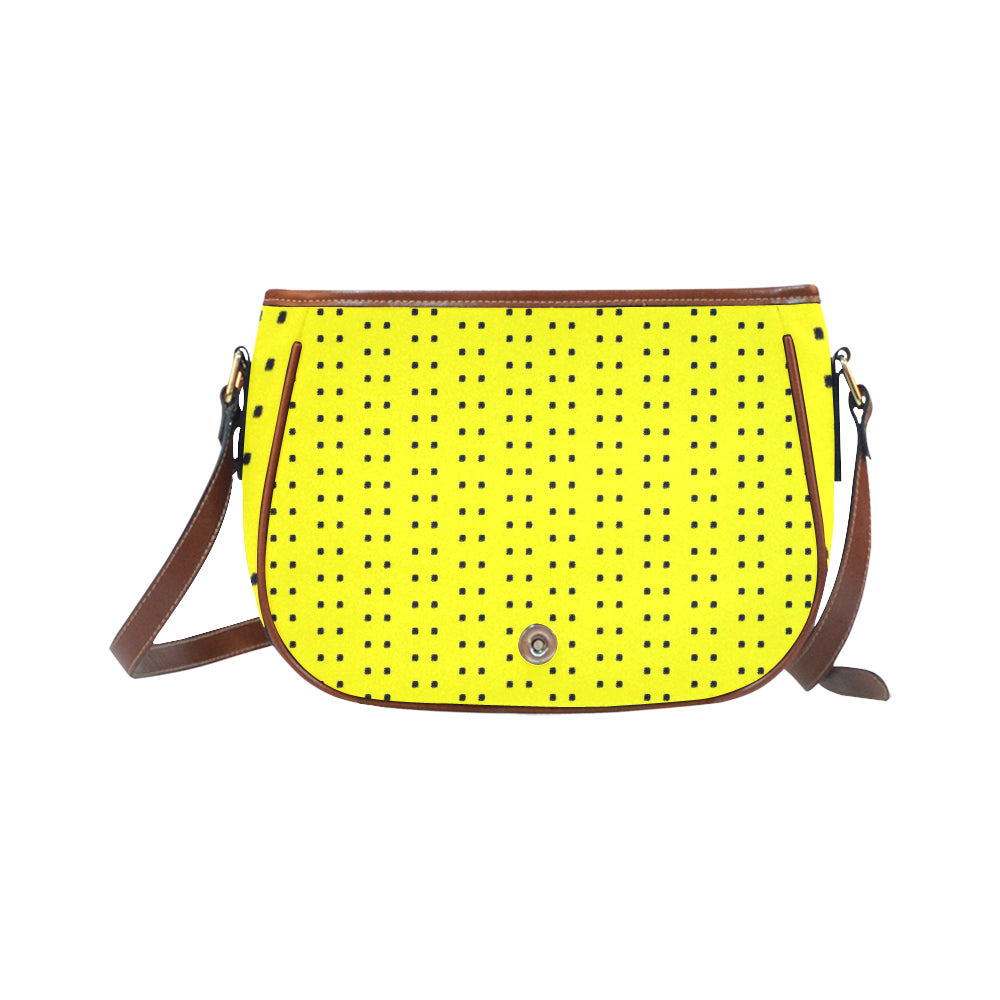 Polka Stripe Saddle Bag e-joyer