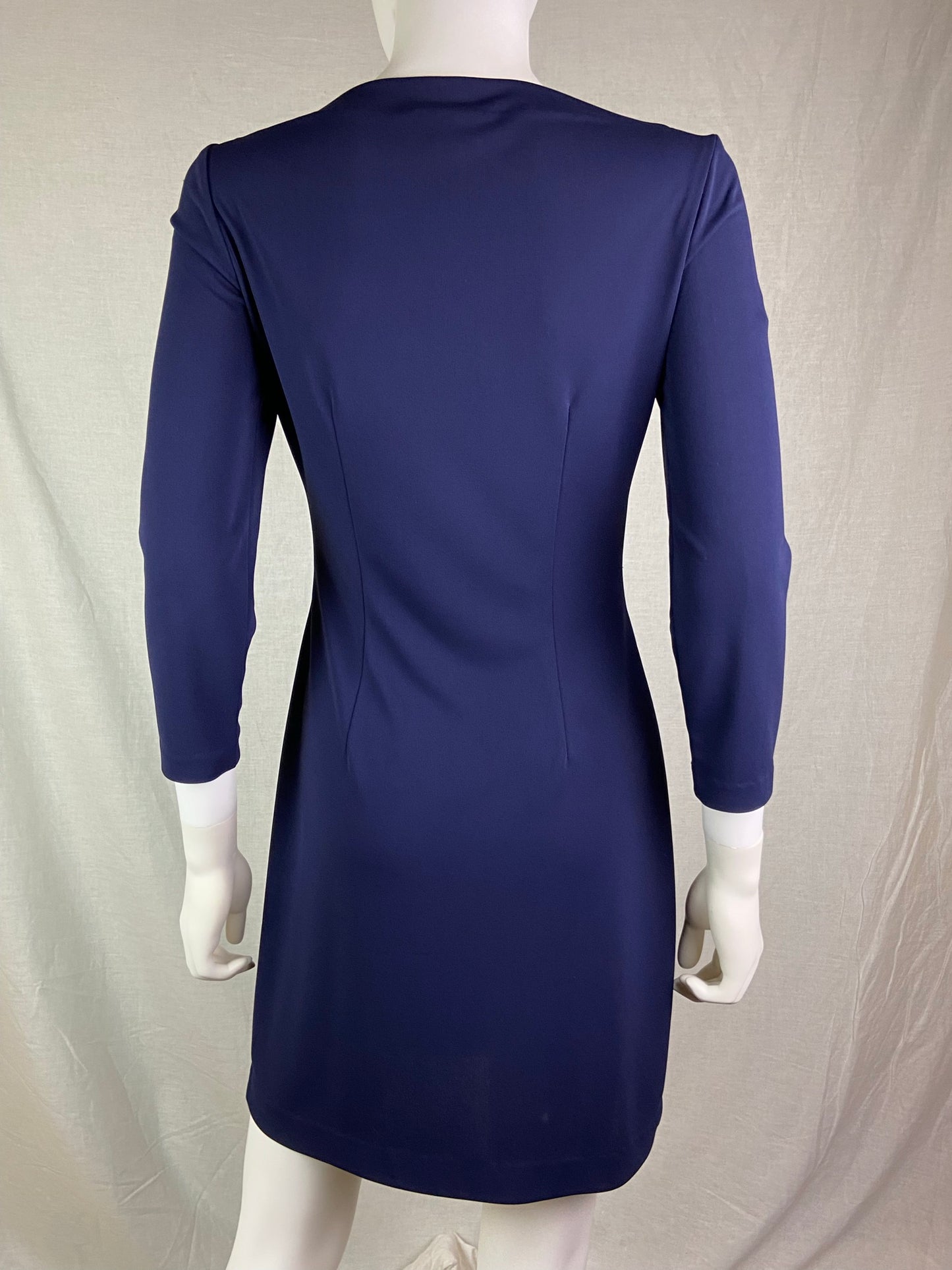 Nicole Miller Navy Blue Shift Mini Dress