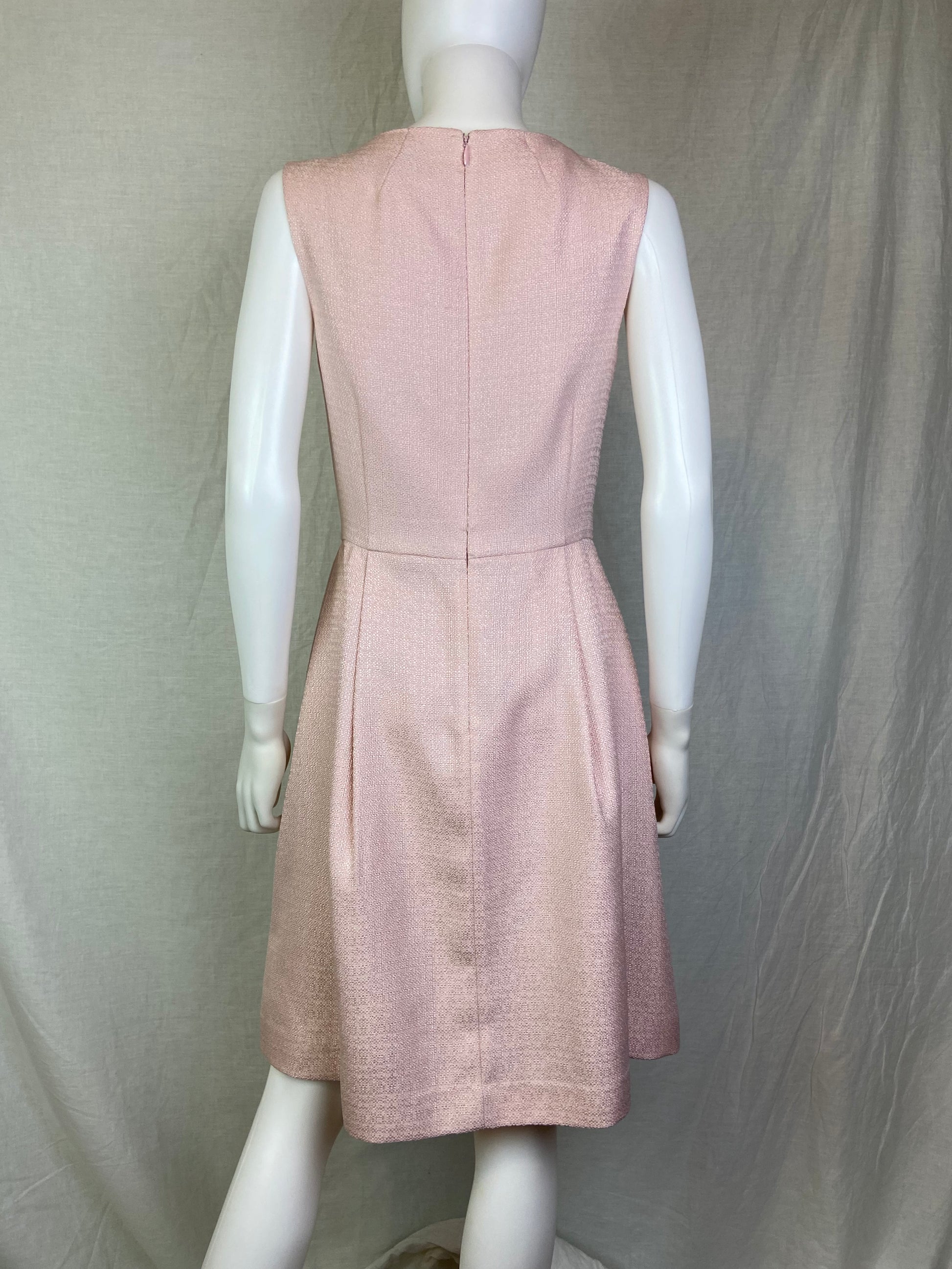 Tahari Pink Linen Tank Dress ABBY ESSIE STUDIOS