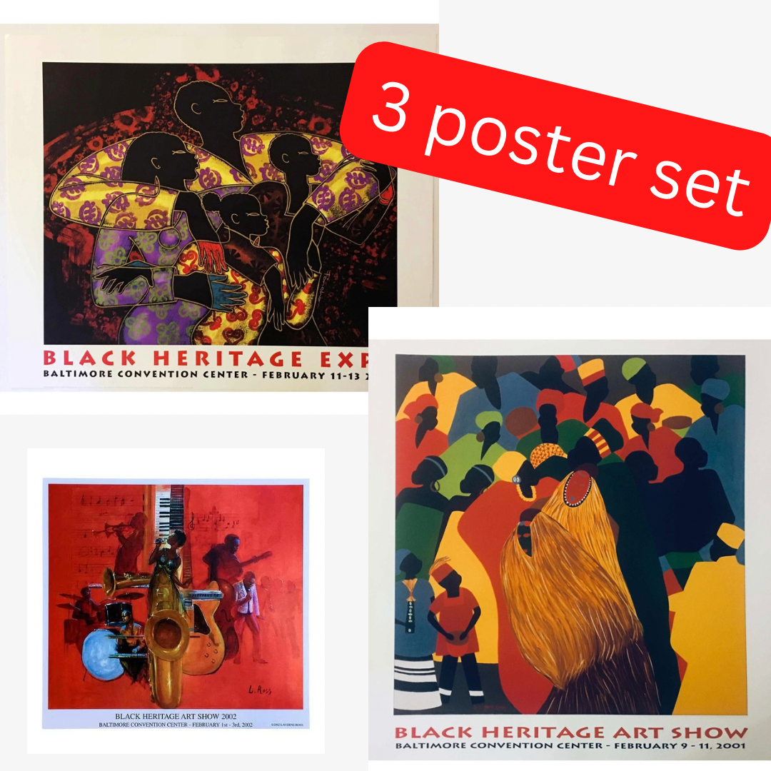 Contemporary Print of Black Heritage Expo by Larry Poncho Brown ABBY ESSIE STUDIOS