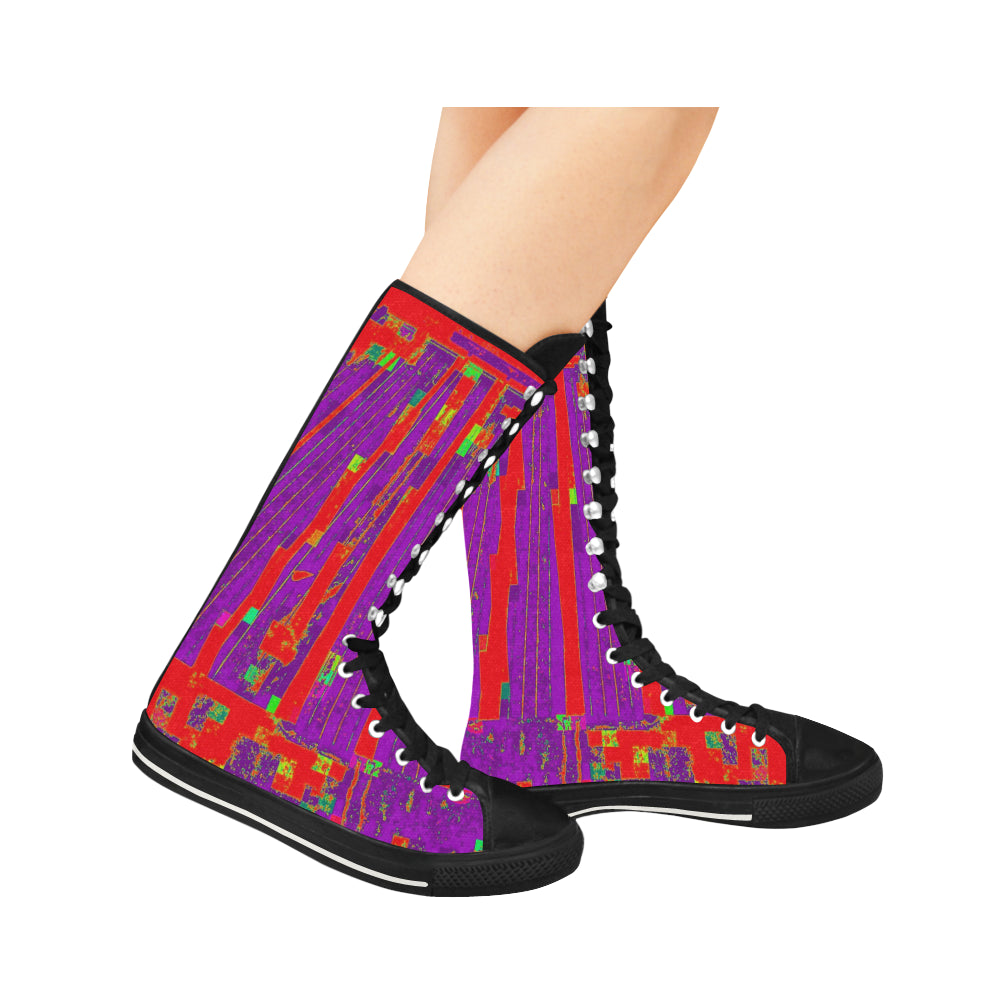 81 IMG_1470.JPG 8 Canvas Long Boots For Women Model 7013H e-joyer