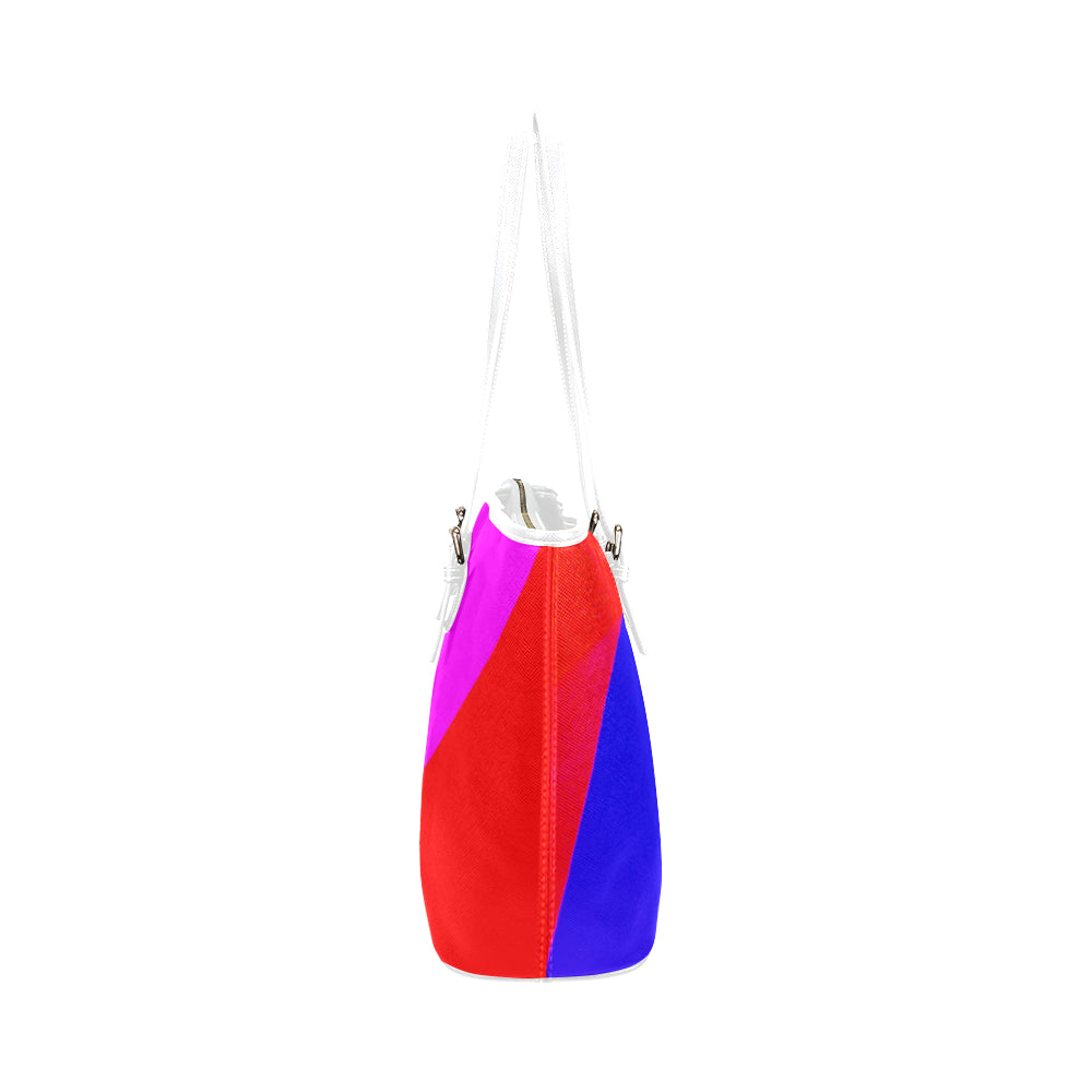 Abstract Jane Leather Tote Bag e-joyer