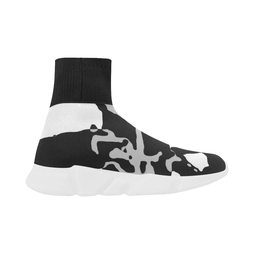 37 IMG_3805 Unicorn Stretch Sock Women's Shoes (Model 039) e-joyer