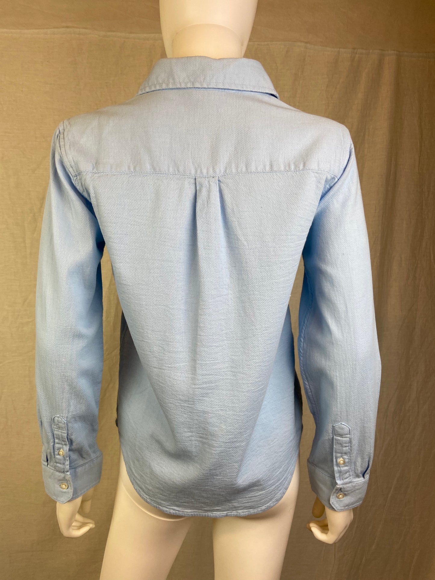 Wonder Nation Light Blue Button Down Shirt Top