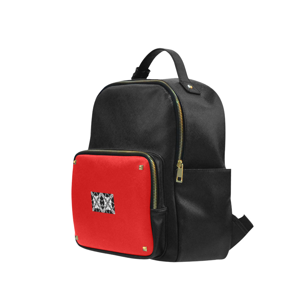 VIP Logo Coed Leather Backpack e-joyer