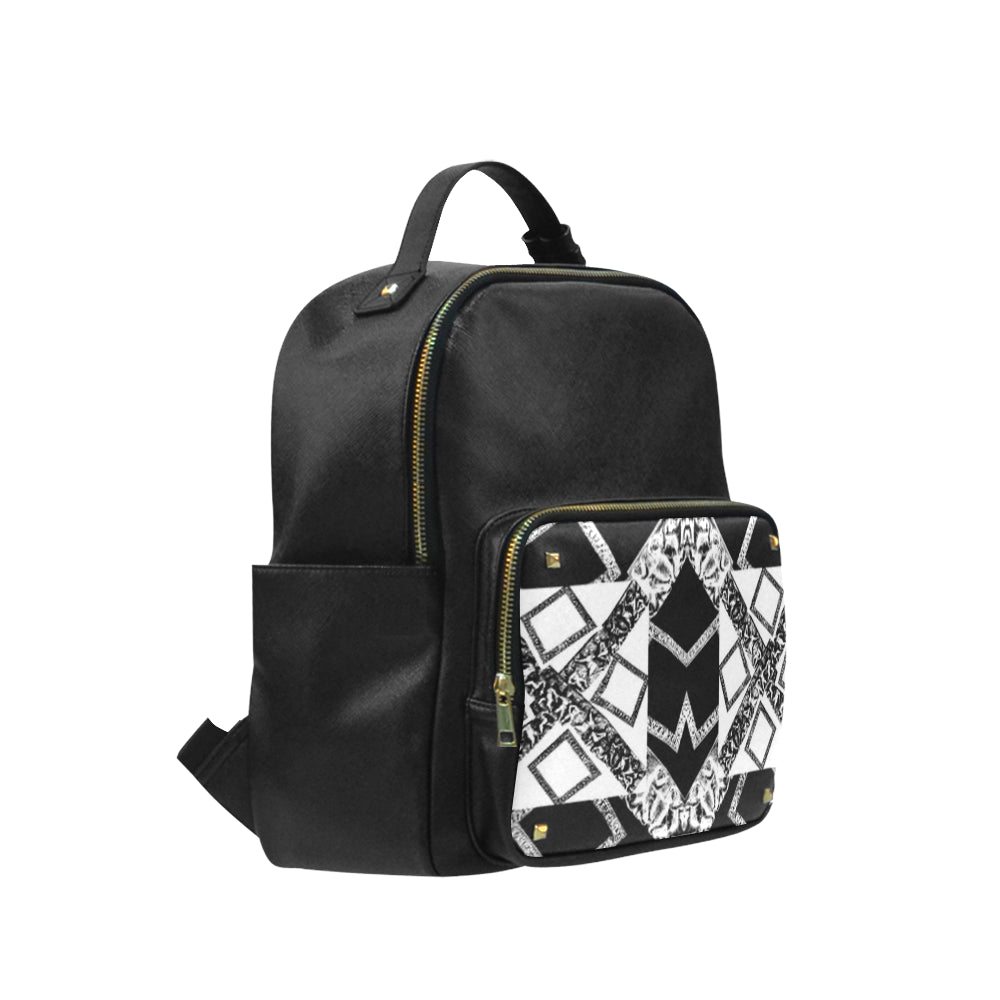 VIP Logo Coed Leather Backpack e-joyer