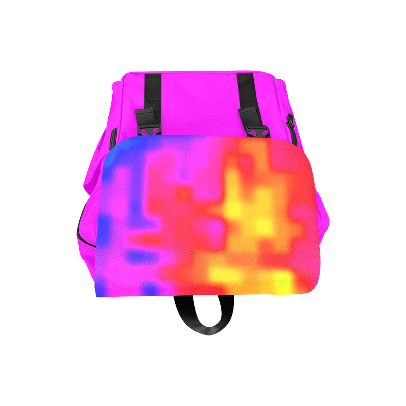 Relaxed Backpack Bag in Pink e-joyer