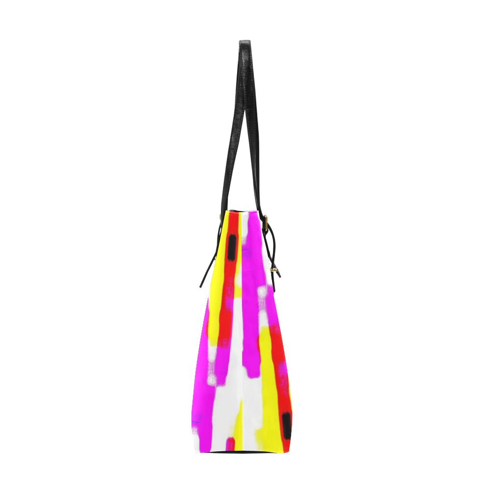 Happy Classic Leather Tote Bag e-joyer